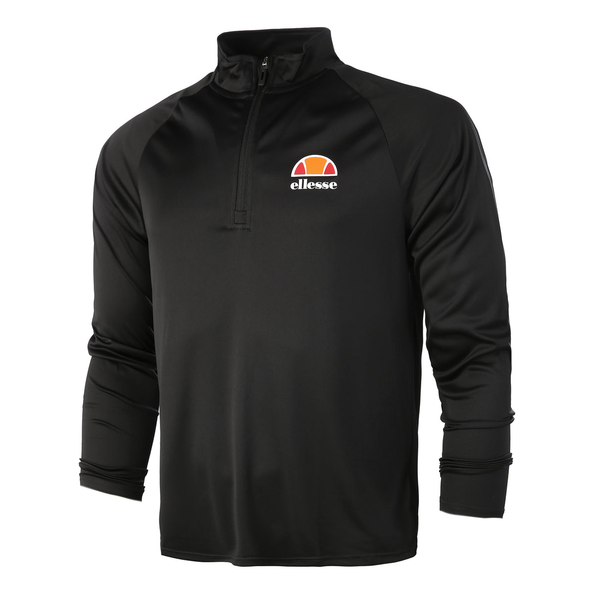 Ellesse Bovaro 1/2 Zip Longsleeve Heren - zwart, Ellesse Bovaro 1/2 Zip Longsleeve Heren - zwart,