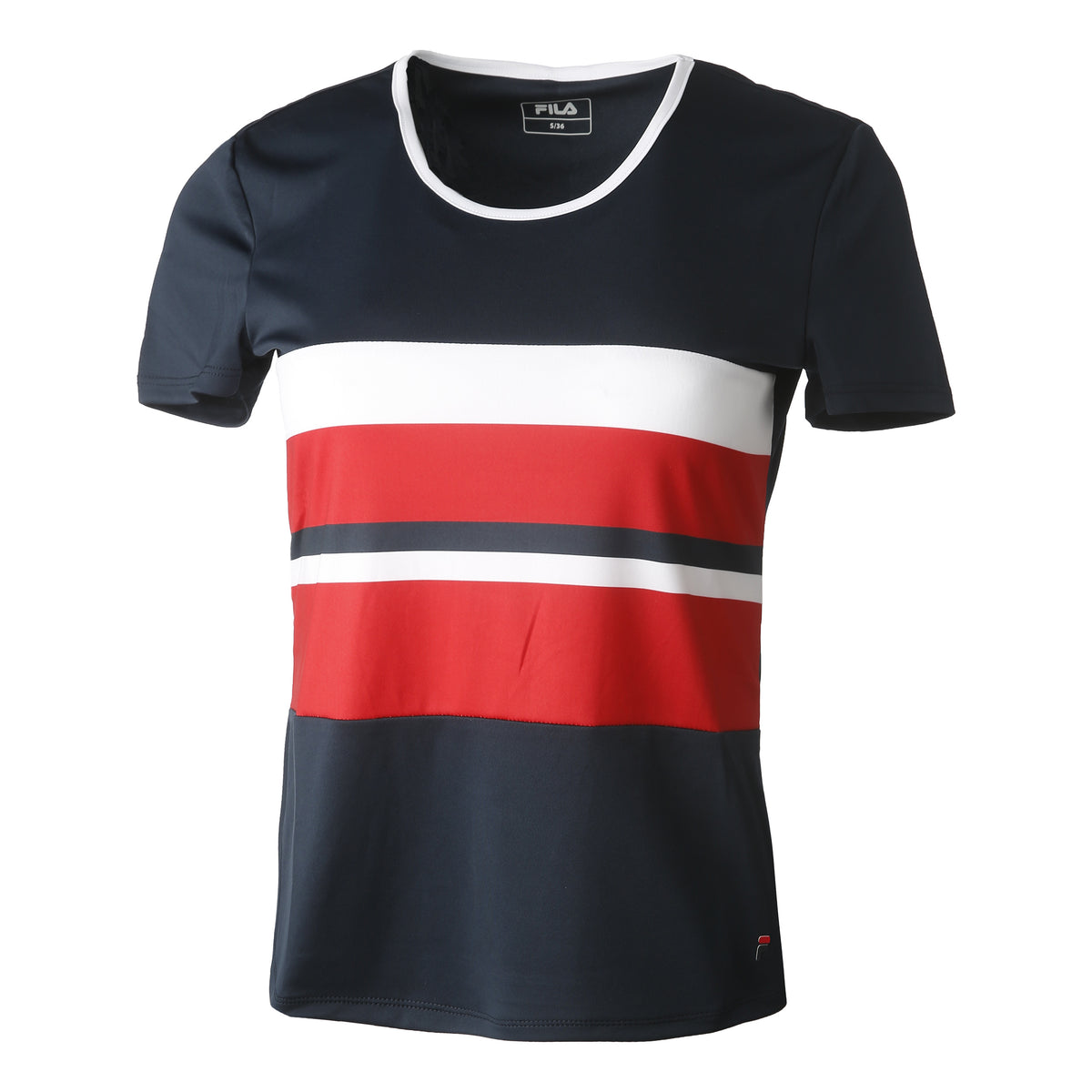 Fila Samira T-shirt Femmes - bleu foncé, rouge Fila Samira T-shirt Femmes - bleu foncé, rouge