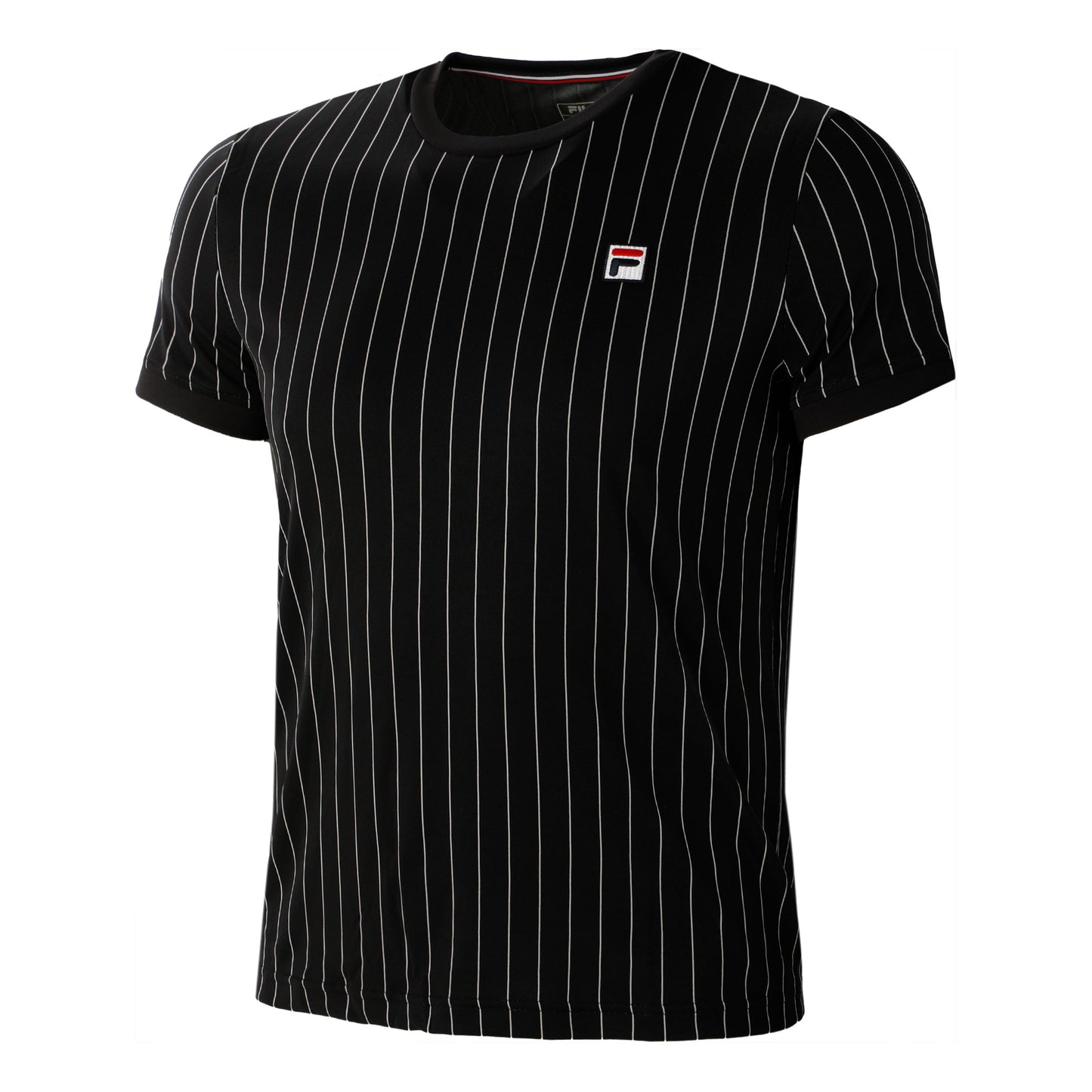 Fila Stripes T-shirt Heren-Zwart,Wit Fila Stripes T-shirt Heren-Zwart,Wit
