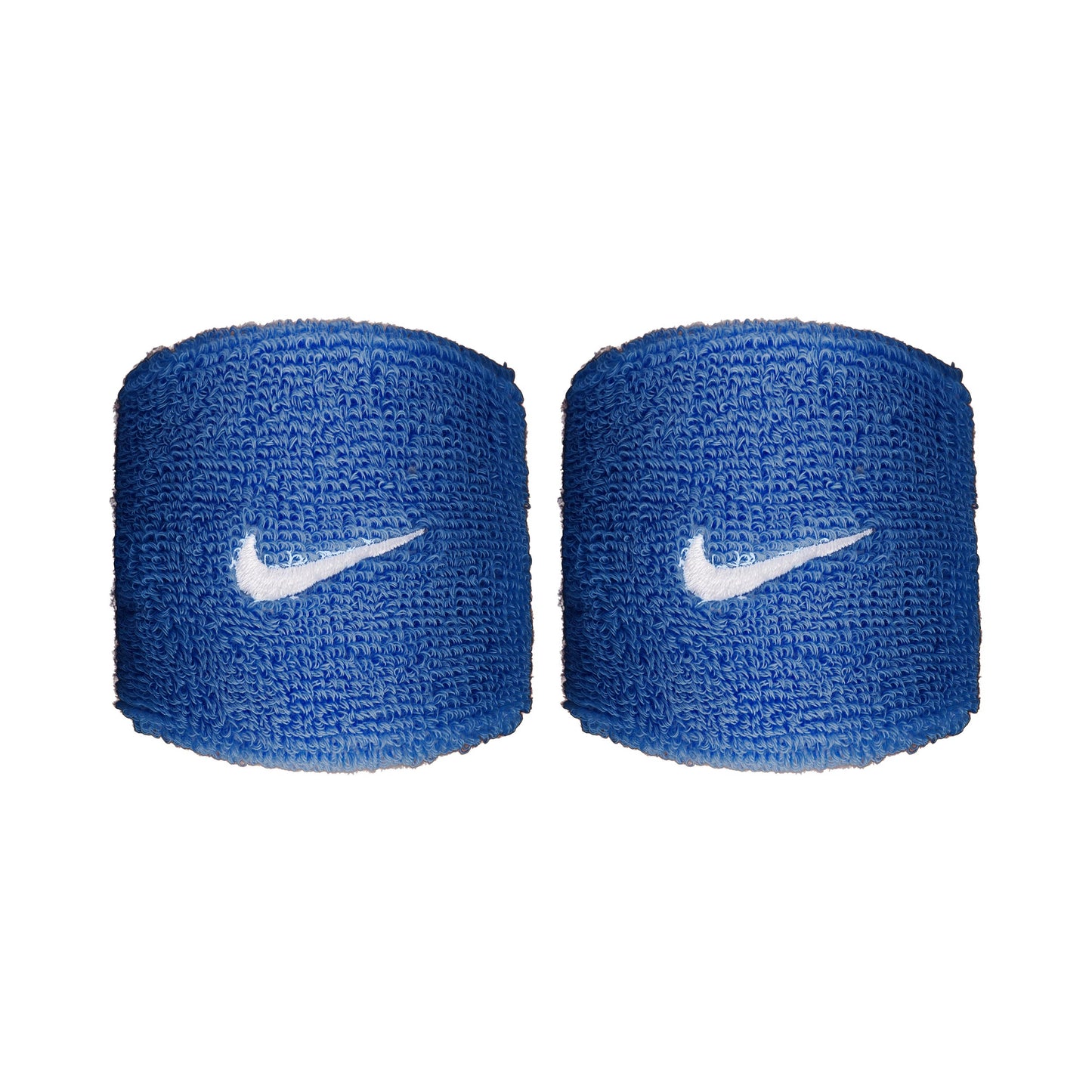 Nike Swoosh Classic Zweetband kort - blauw, wit Nike Swoosh Classic Zweetband kort - blauw, wit