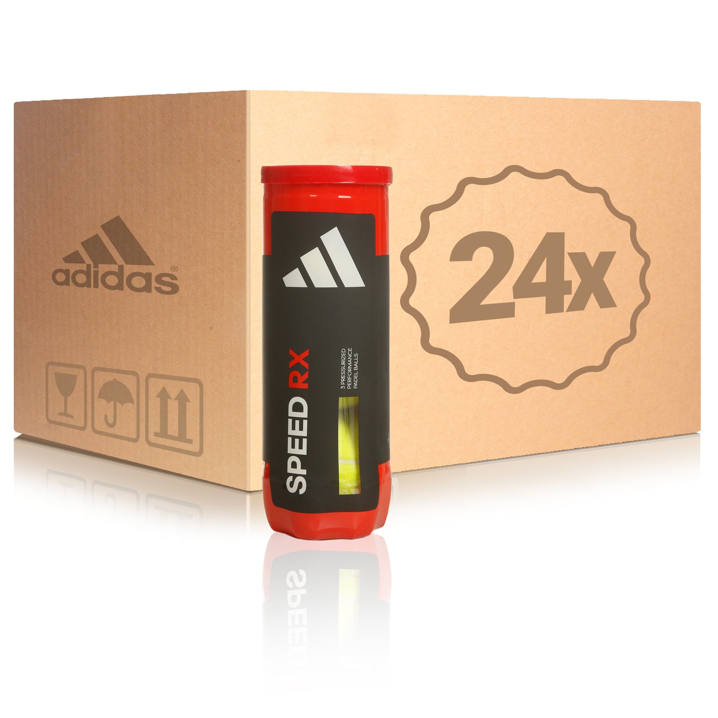 adidas 24 Tubes de 3 Speed RX En carton adidas 24 Tubes de 3 Speed RX En carton