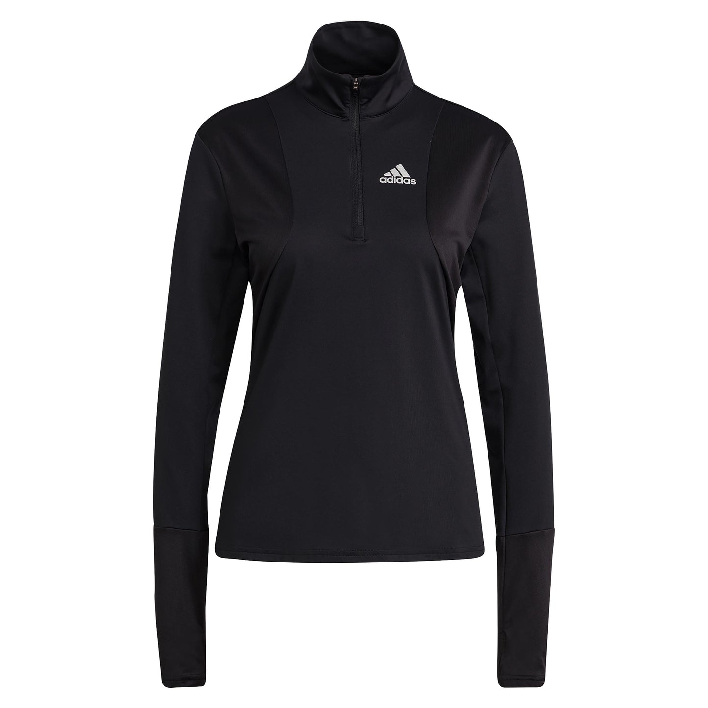adidas Own The Run Half-Zip Haut manches longues Femmes - noir, blanc adidas Own The Run Half-Zip Haut manches longues Femmes - noir, blanc