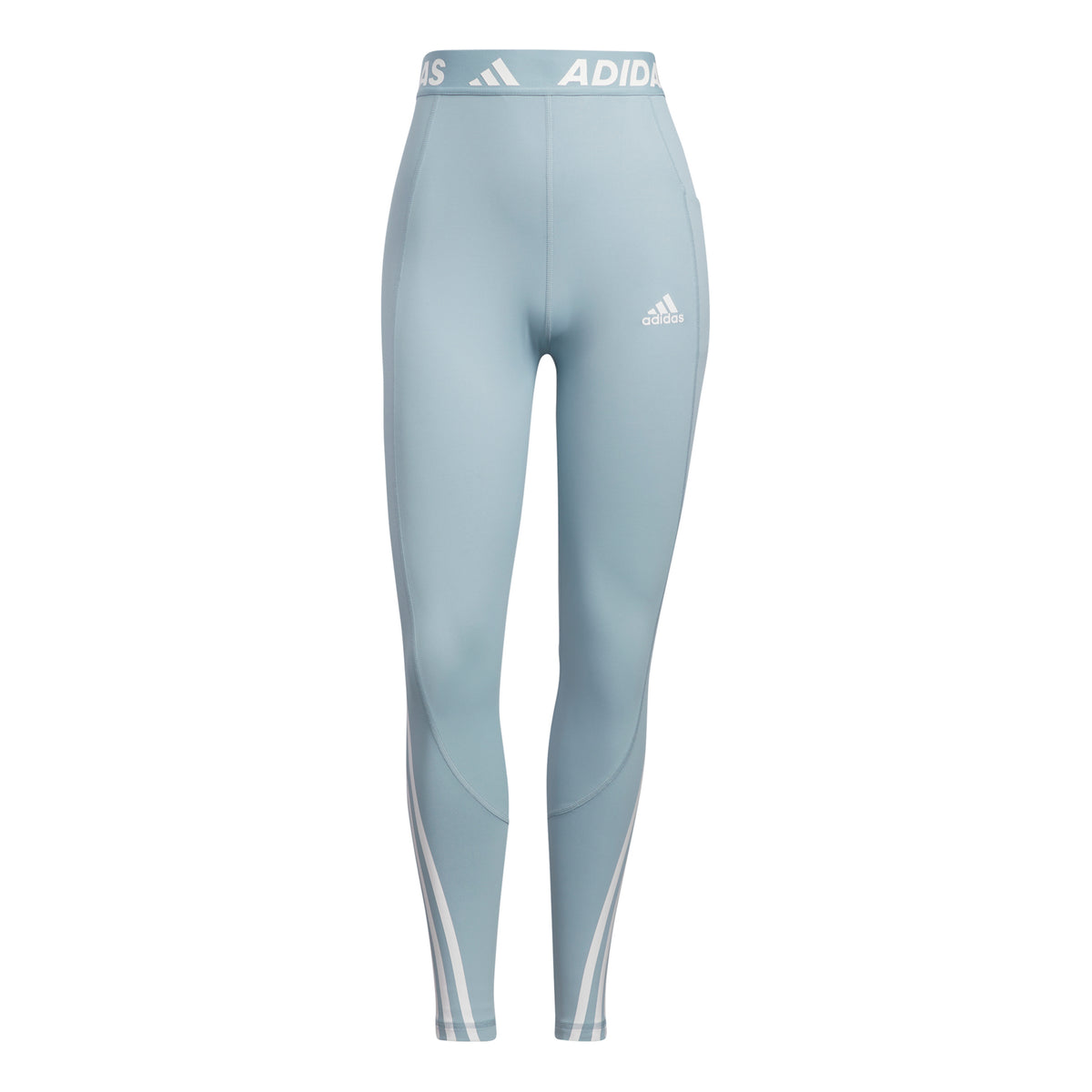 adidas 3Stripes Tight Dames - grijs, wit adidas 3Stripes Tight Dames - grijs, wit