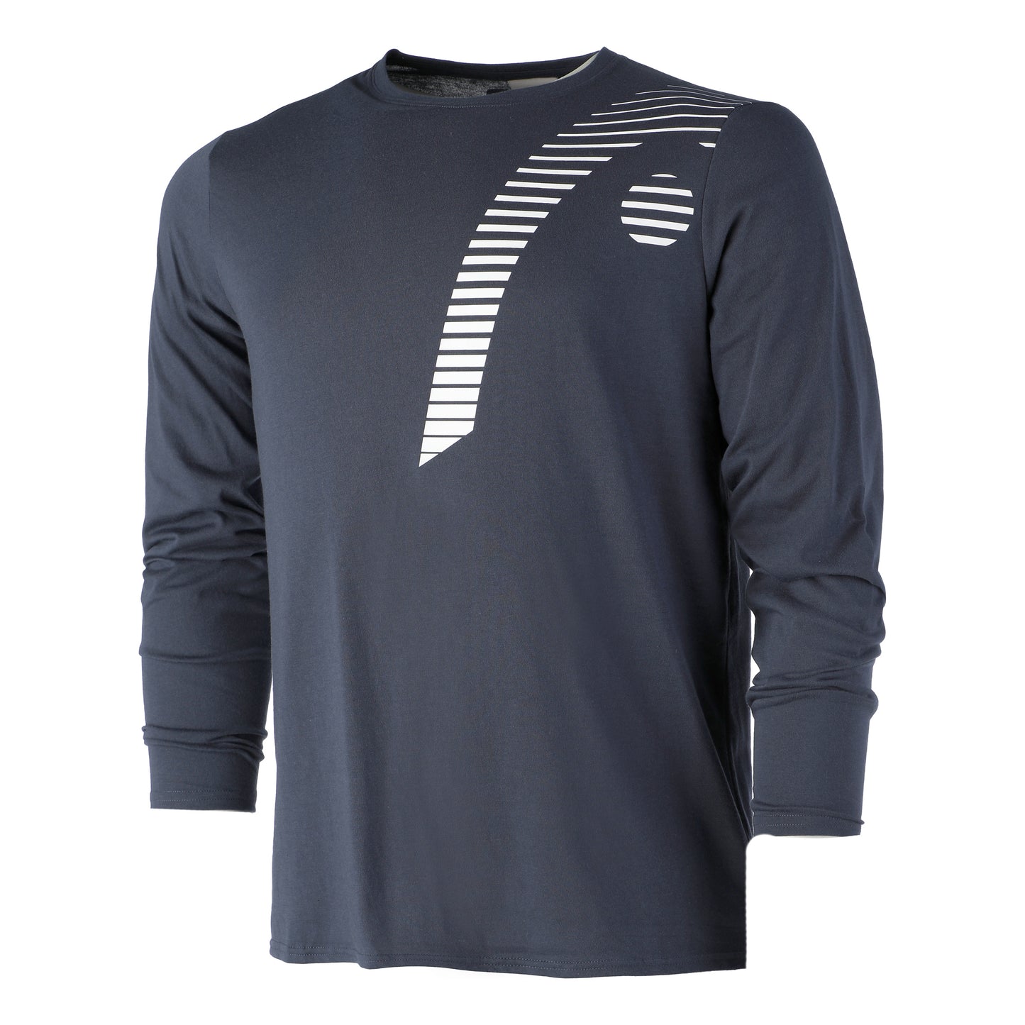 HEAD Club 22 Haut manches longues Hommes - bleu foncé, blanc HEAD Club 22 Haut manches longues Hommes - bleu foncé, blanc