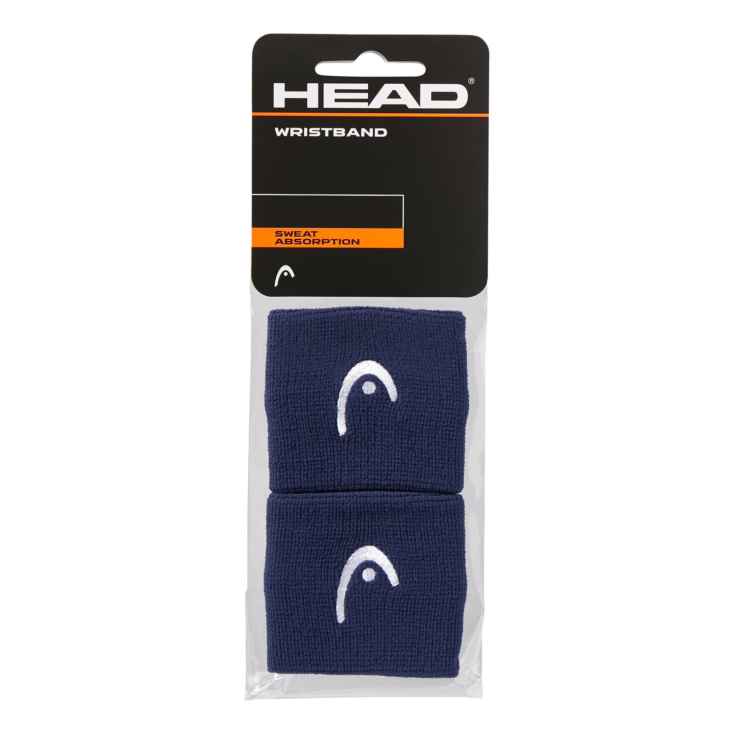 HEAD 2,5in Poignet Unisex - bleu foncé, blanc HEAD 2,5in Poignet Unisex - bleu foncé, blanc