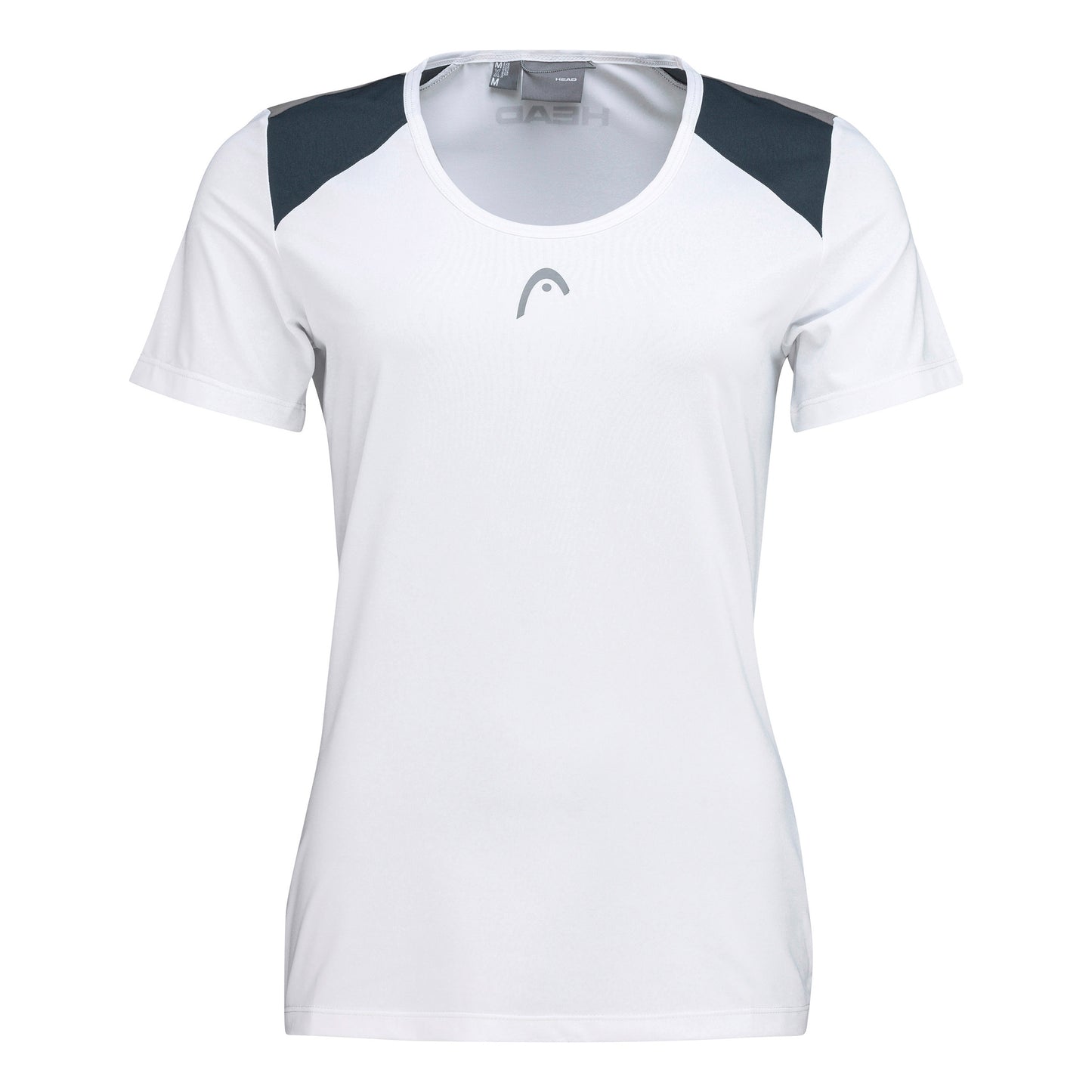 HEAD 22 Tech T-shirt Dames - wit, donkerblauw HEAD 22 Tech T-shirt Dames - wit, donkerblauw