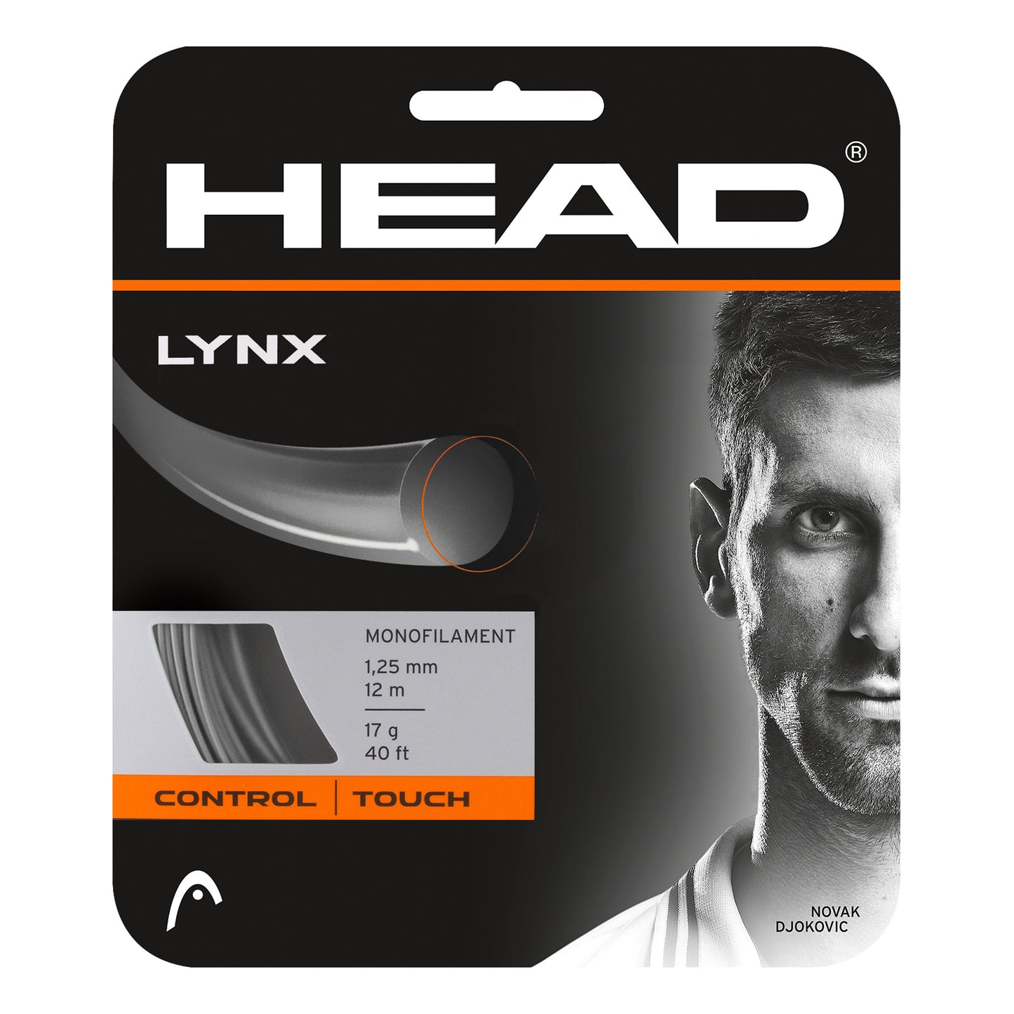 HEAD Lynx Cordage En Garniture 12m-Anthracite HEAD Lynx Cordage En Garniture 12m-Anthracite