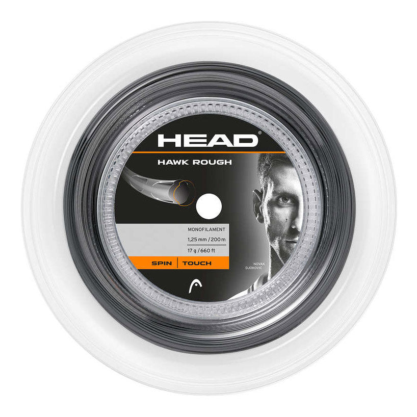 HEAD Hawk Rough Bobine cordage 200m - anthracite HEAD Hawk Rough Bobine cordage 200m - anthracite