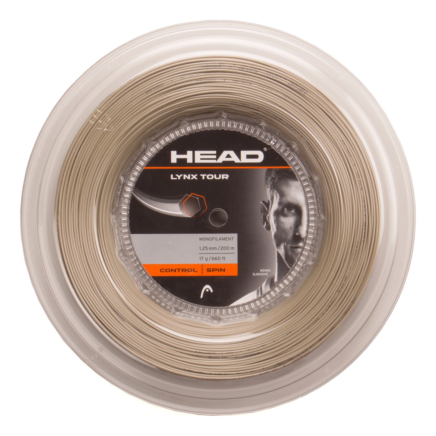 HEAD Lynx Tour Reel Bobine Cordage 200m-Écru HEAD Lynx Tour Reel Bobine Cordage 200m-Écru