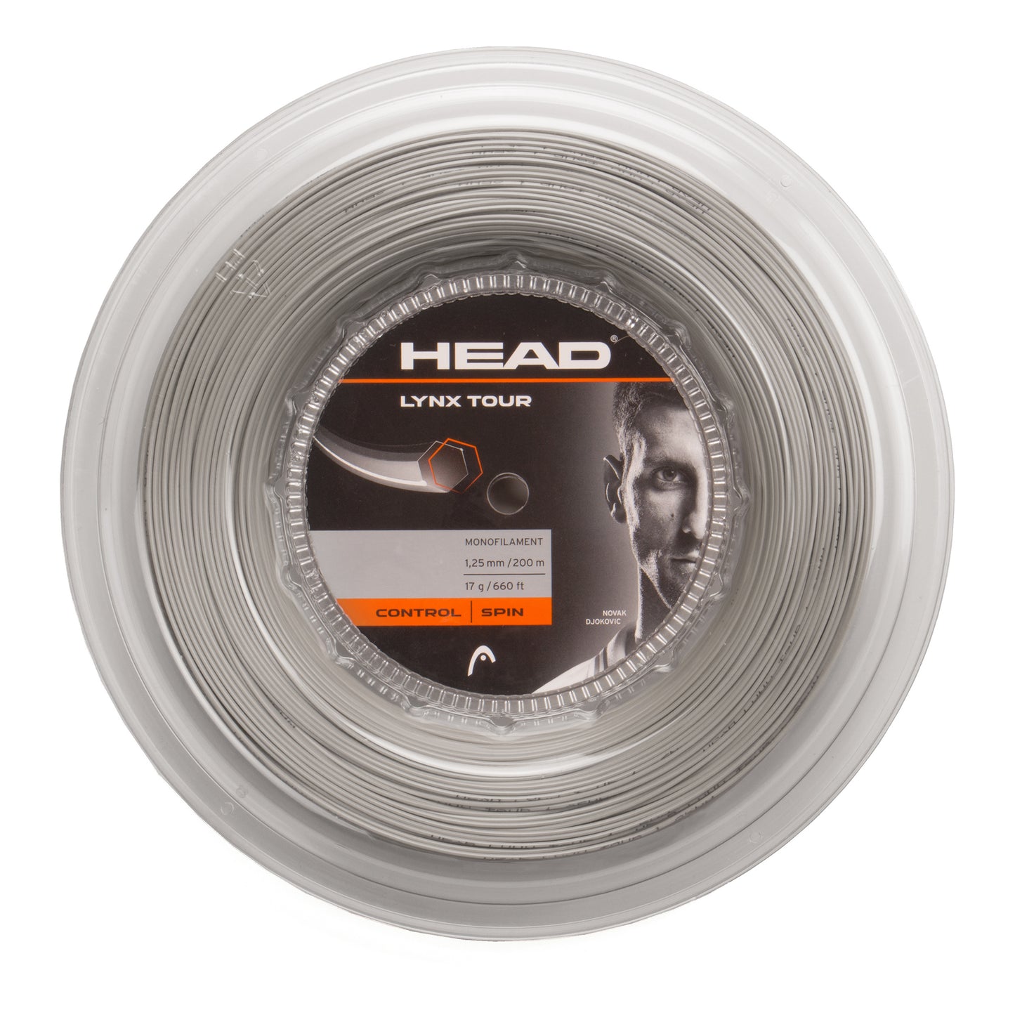 HEAD Lynx Tour Reel Bobine Cordage 200m-Gris HEAD Lynx Tour Reel Bobine Cordage 200m-Gris