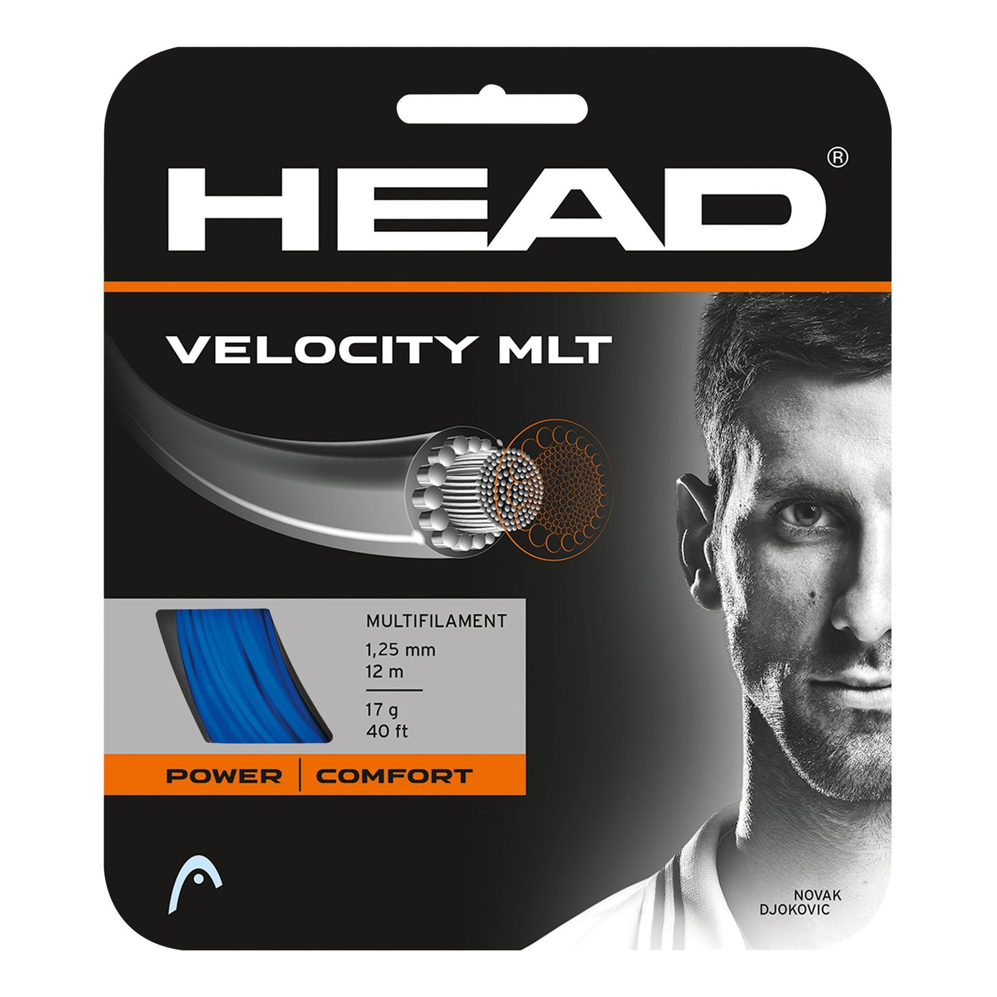 HEAD Velocity MLT Set snaren 12m - blauw HEAD Velocity MLT Set snaren 12m - blauw