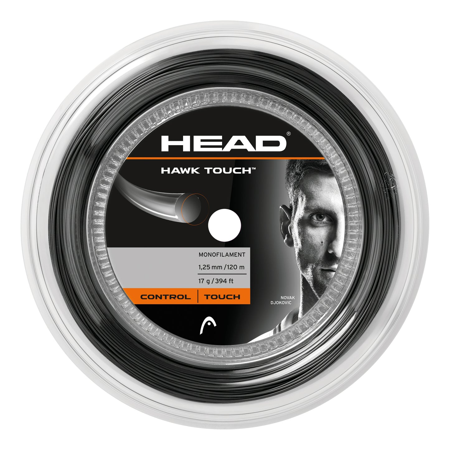 HEAD Hawk Touch Bobine cordage 200m - anthracite HEAD Hawk Touch Bobine cordage 200m - anthracite