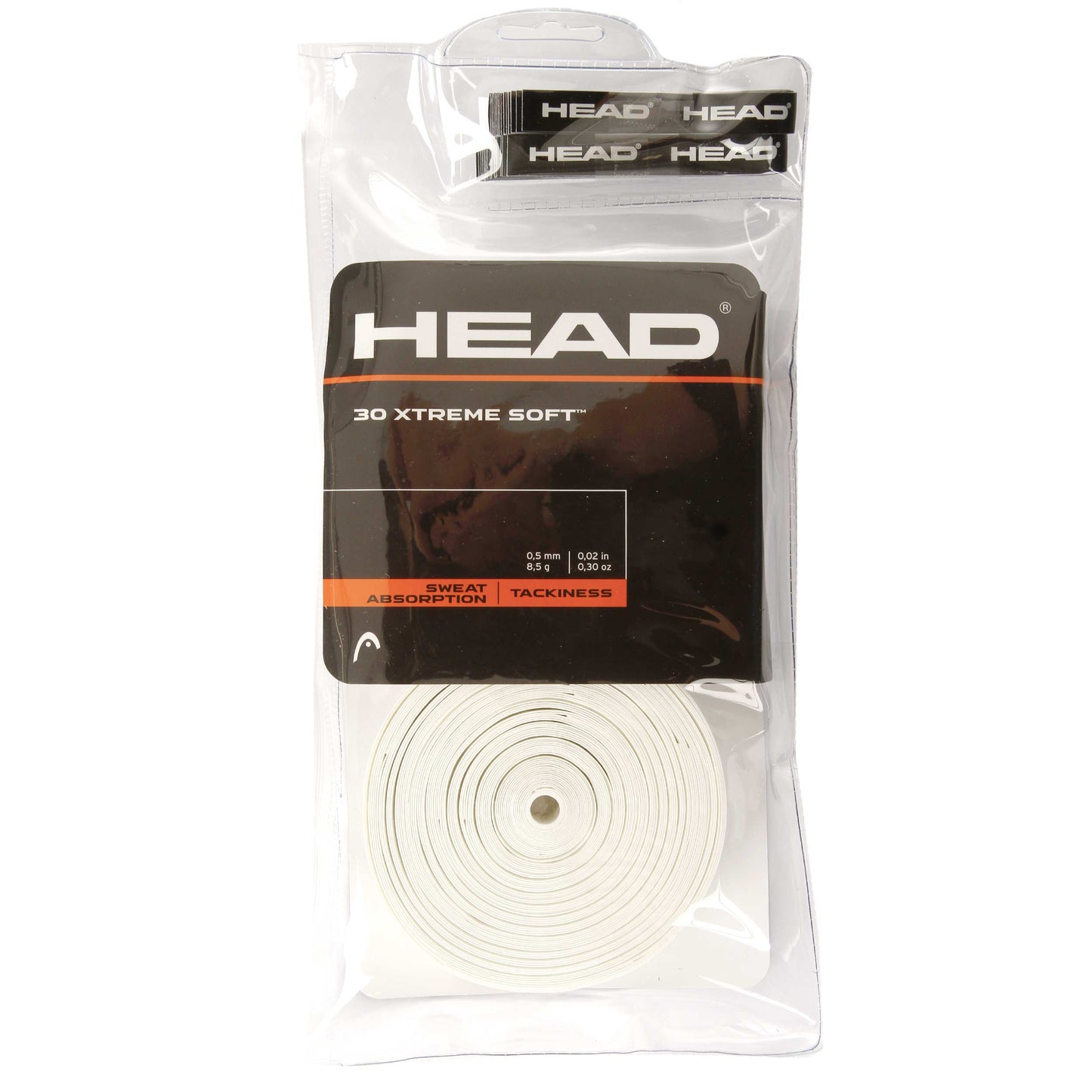 HEAD Xtreme Soft Verpakking 30 stuks - wit HEAD Xtreme Soft Verpakking 30 stuks - wit