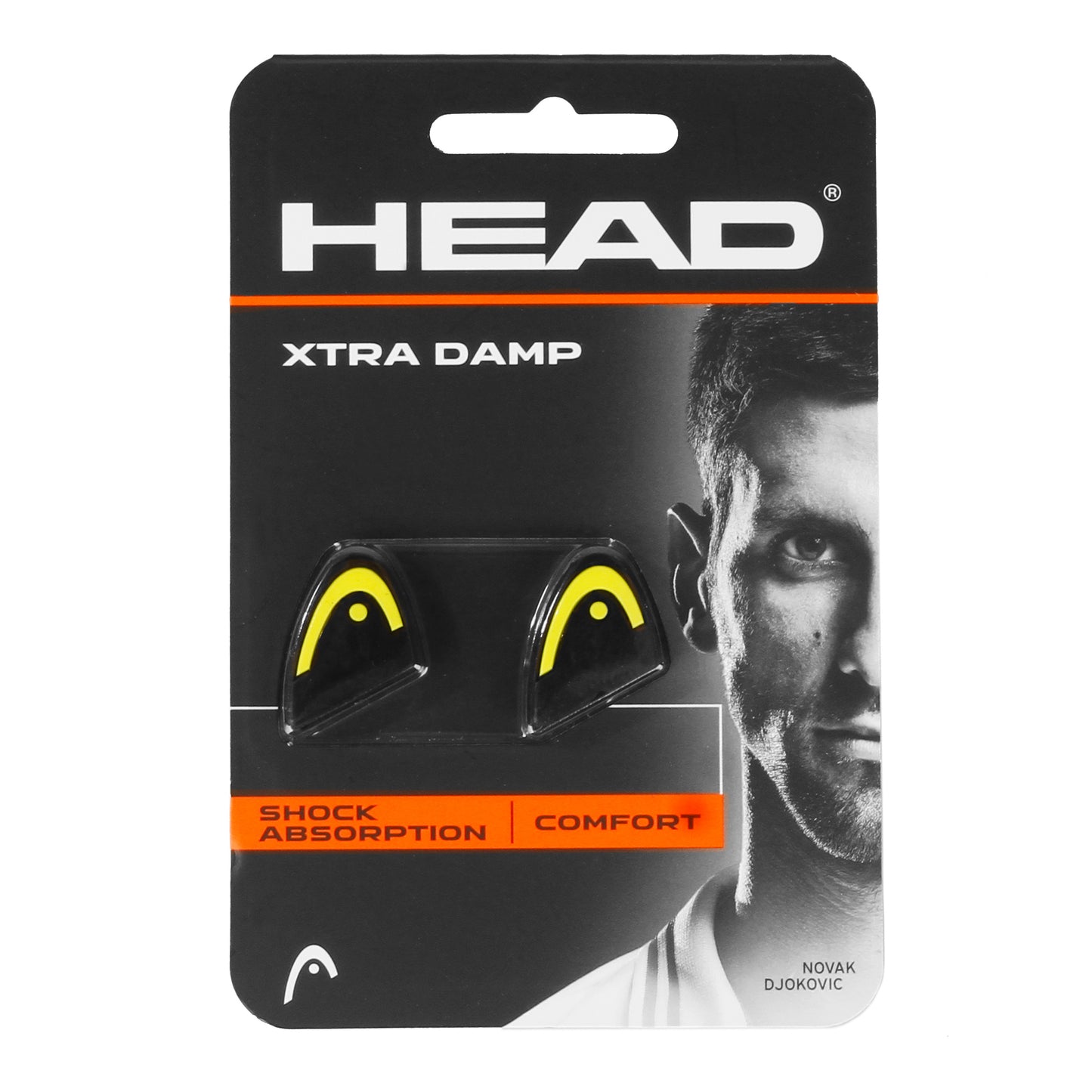 HEAD Xtra Demper In een double-pack-geel HEAD Xtra Demper In een double-pack-geel