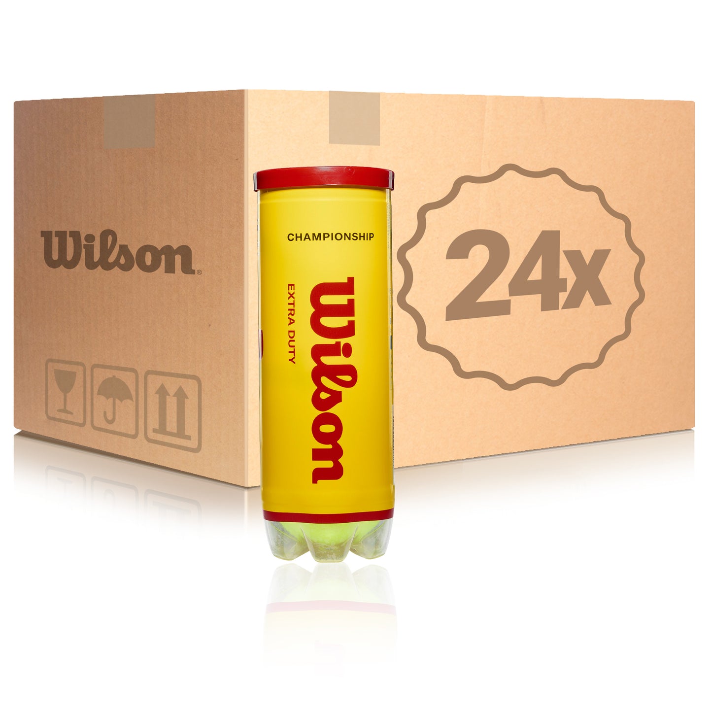 Wilson 24 Tubes de 3 championship En carton Wilson 24 Tubes de 3 championship En carton