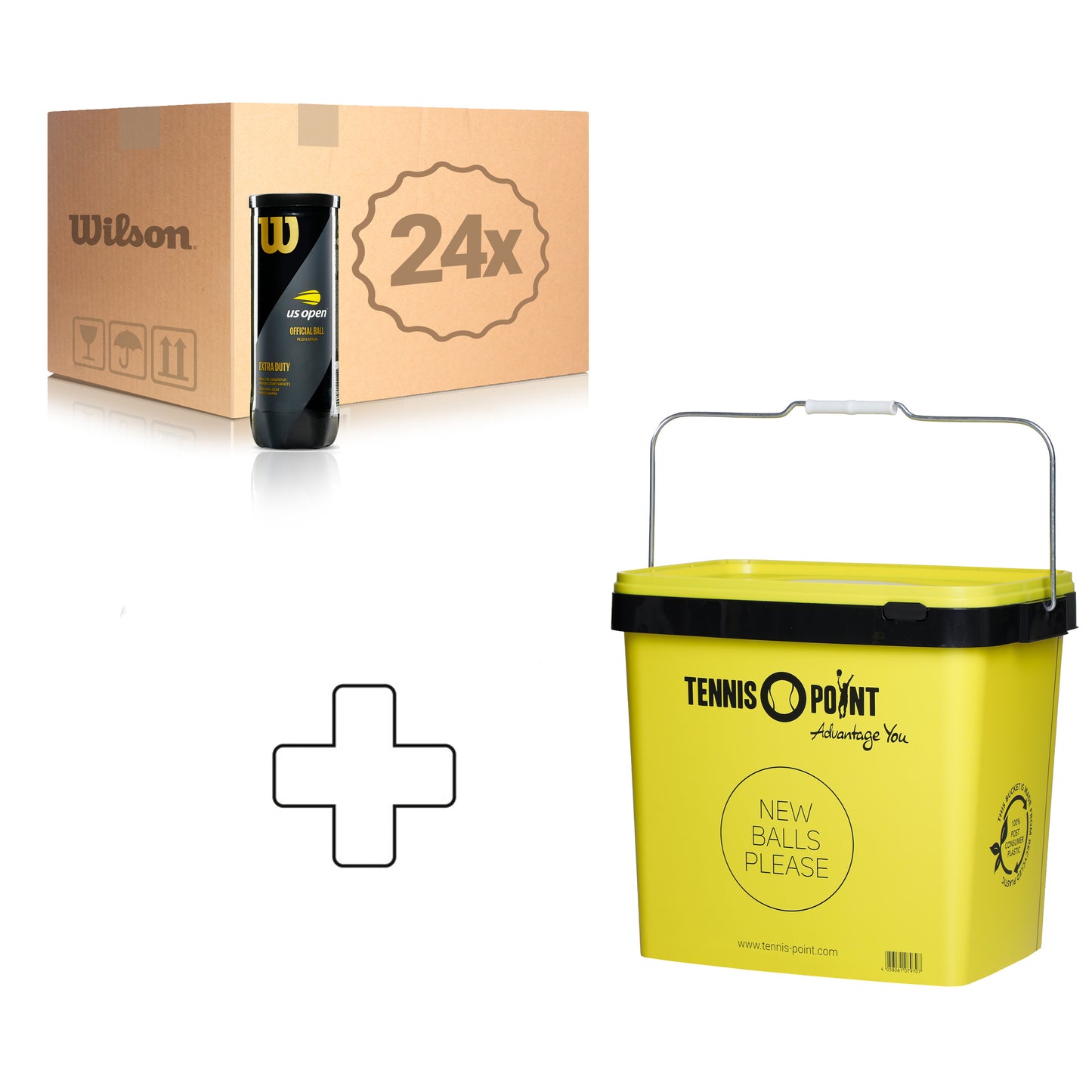 Wilson 24 Tubes de 3 US Open Wilson 24 Tubes de 3 US Open