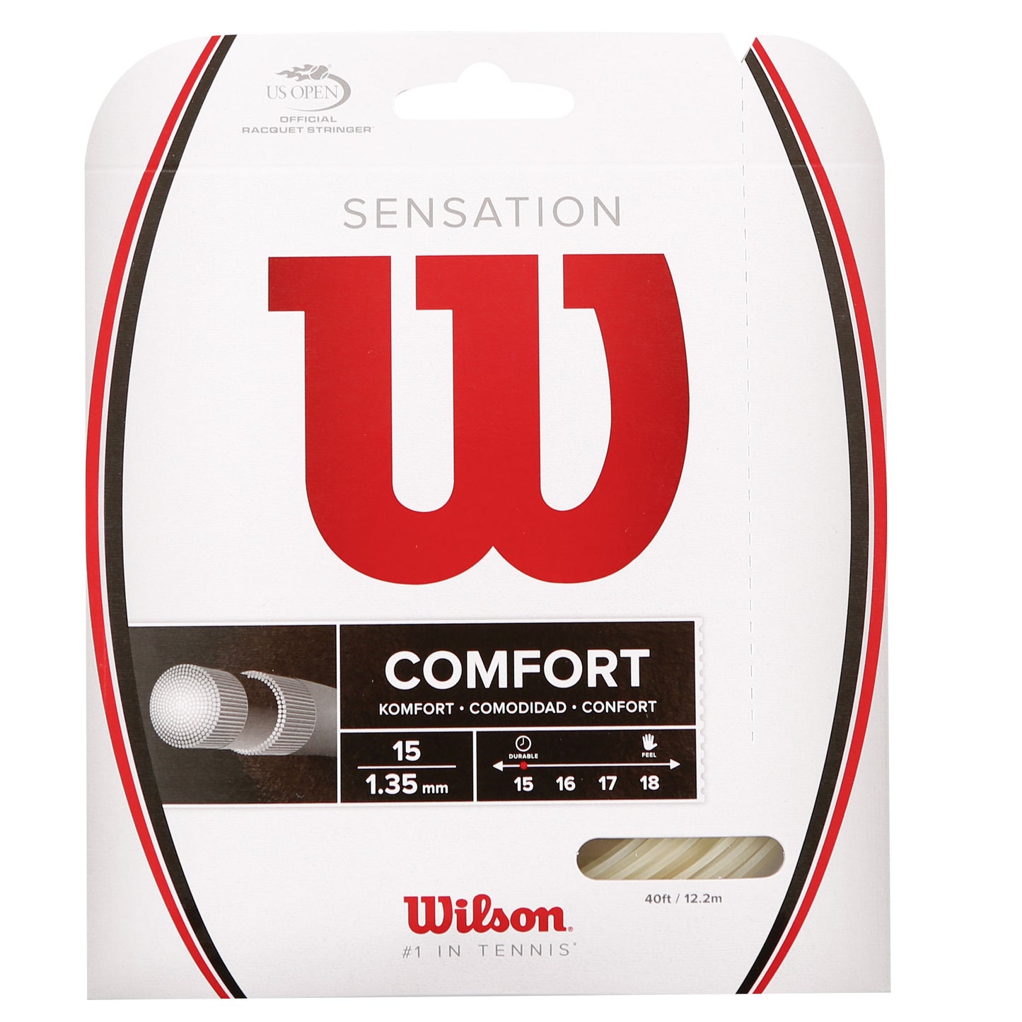 Wilson Sensation Set Snaren 12,2m-Natuurlijke Kleuren Wilson Sensation Set Snaren 12,2m-Natuurlijke Kleuren