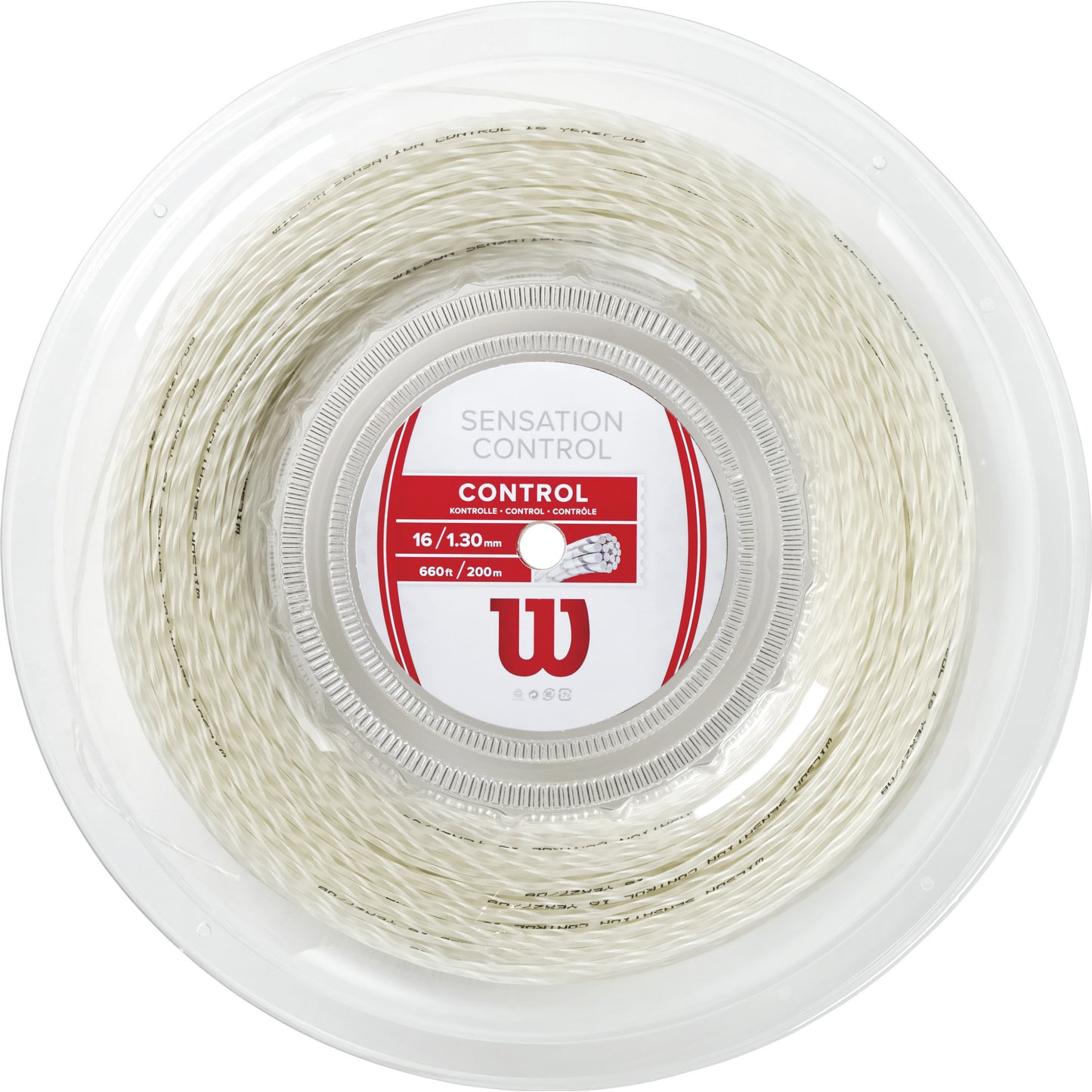 Wilson Sensation Control Bobine Cordage 200m-Écru Wilson Sensation Control Bobine Cordage 200m-Écru