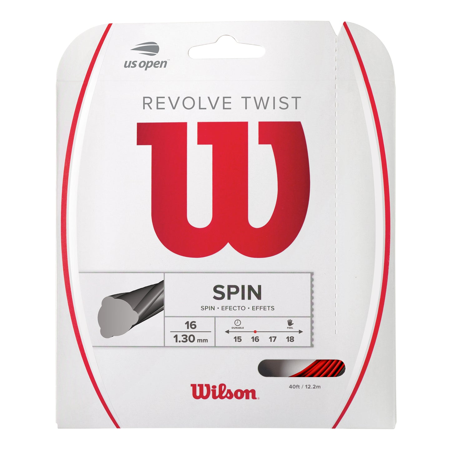 Wilson Revolve Twist Set snaren 12,2m - rood Wilson Revolve Twist Set snaren 12,2m - rood