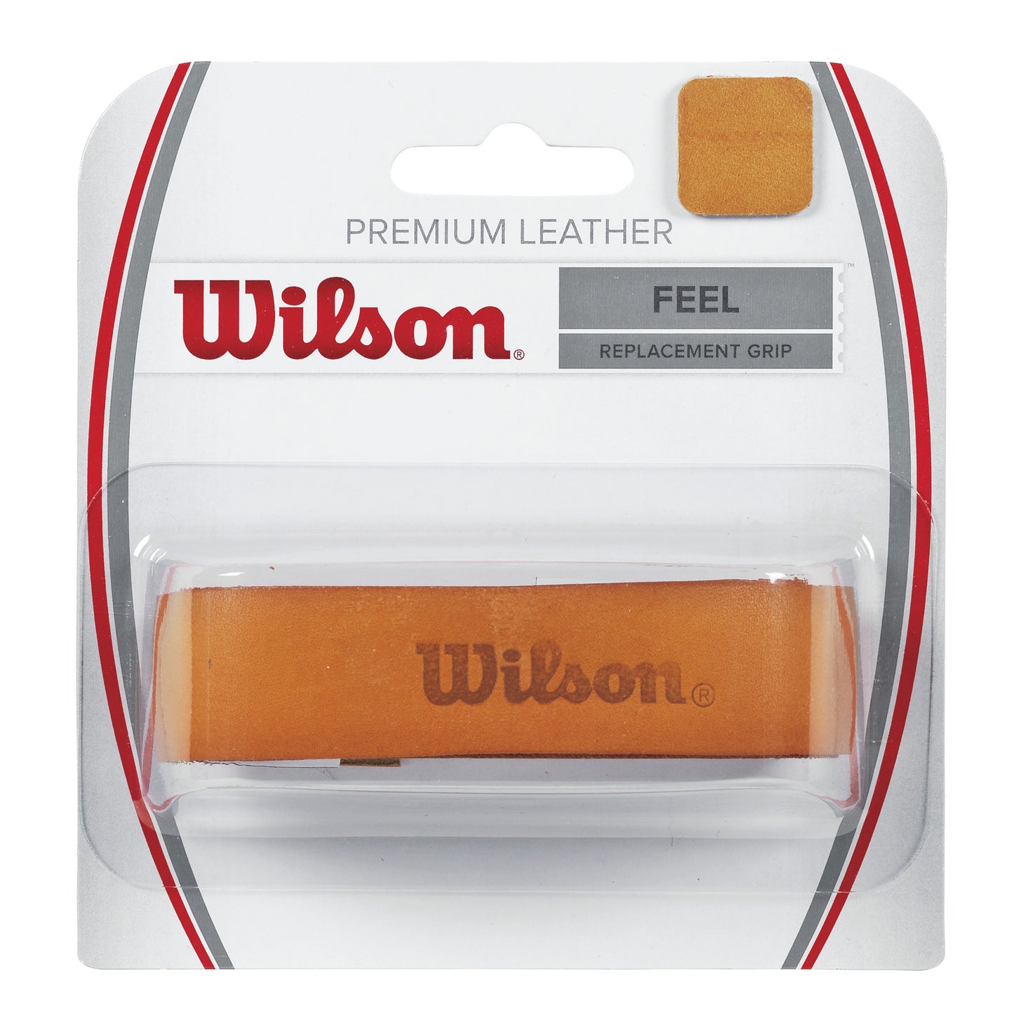 Wilson Premium Leather Replacement Grip Verpakking 1 Stuk-Bruin Wilson Premium Leather Replacement Grip Verpakking 1 Stuk-Bruin