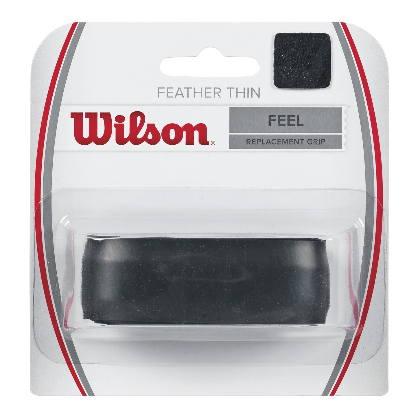 Wilson Featherthin Grip Verpakking 1 Stuk-Zwart Wilson Featherthin Grip Verpakking 1 Stuk-Zwart