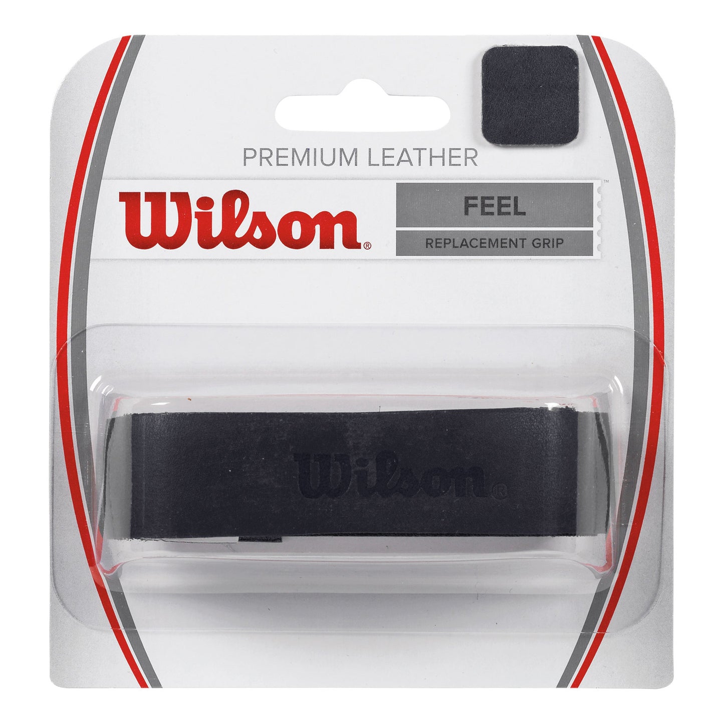 Wilson Premium Leather Replacement Grip Pack 1 unité - noir Wilson Premium Leather Replacement Grip Pack 1 unité - noir