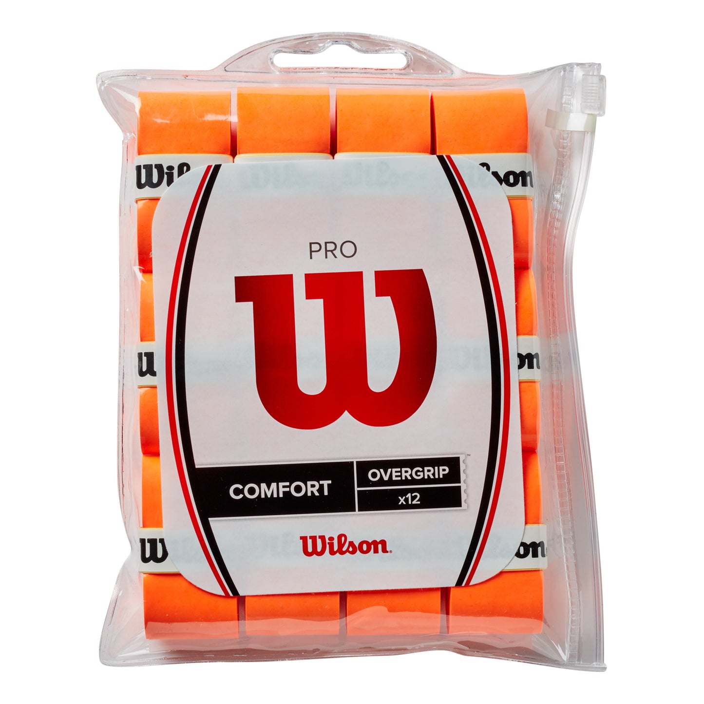Wilson Burn Pro Overgrip Verpakking 12 Stuks-Oranje Wilson Burn Pro Overgrip Verpakking 12 Stuks-Oranje