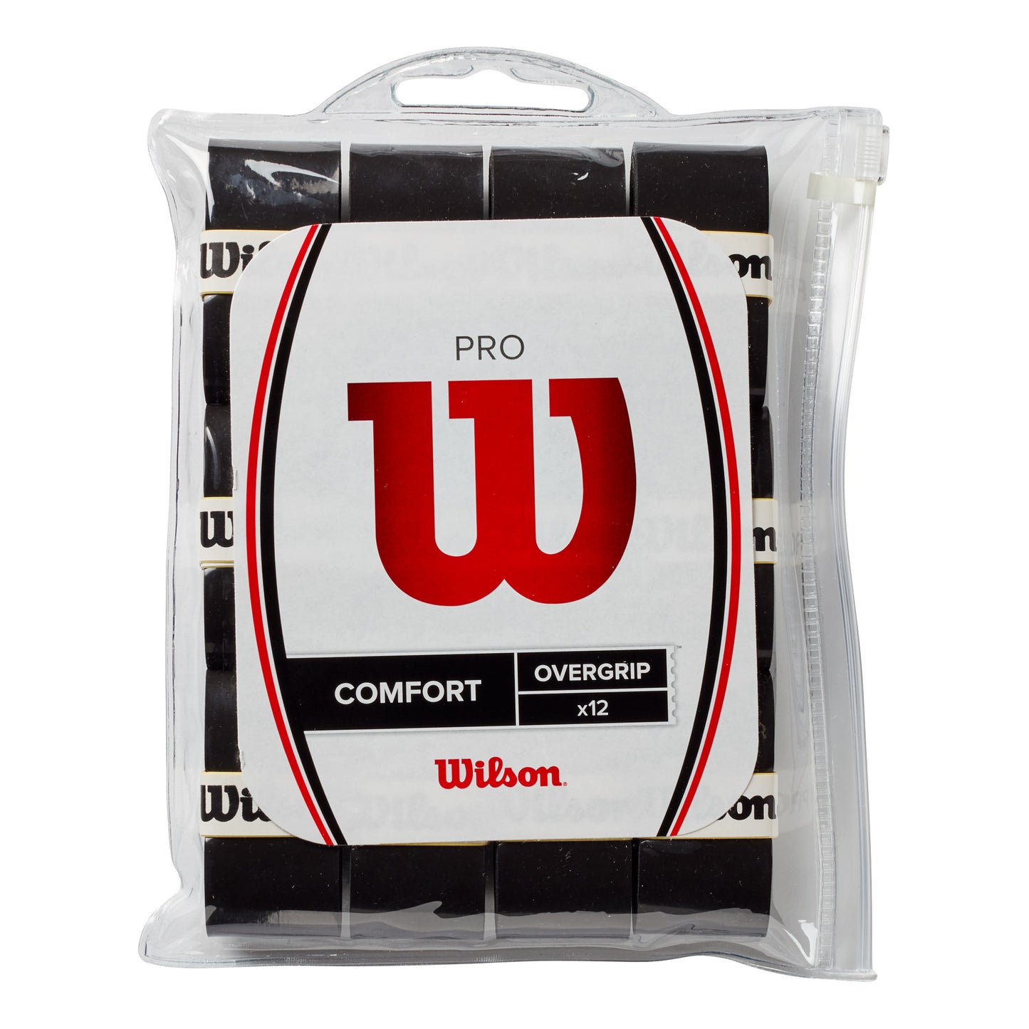 Wilson Pro Overgrip Verpakking 12 Stuks-Zwart Wilson Pro Overgrip Verpakking 12 Stuks-Zwart