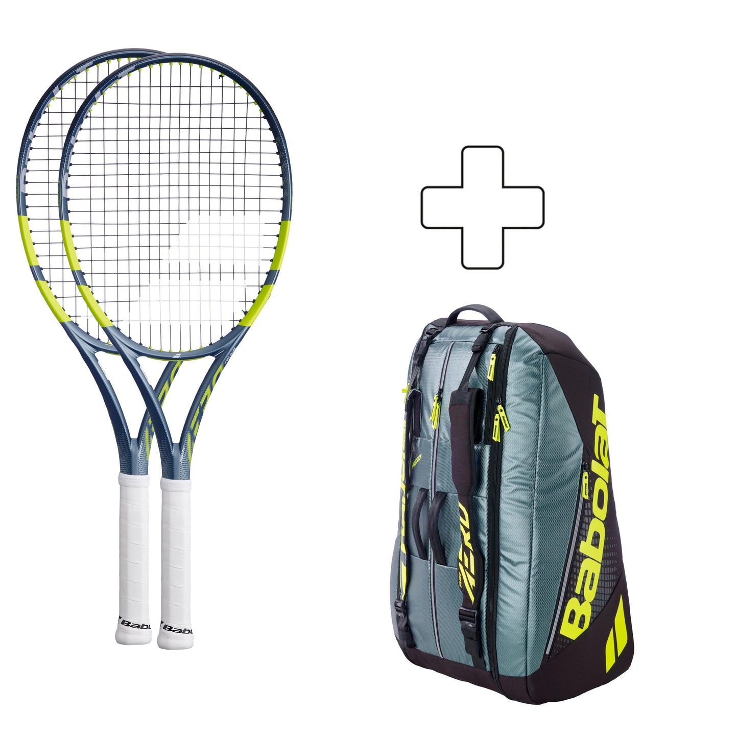Babolat 2x Pure Aero Team Plus rackettas Babolat 2x Pure Aero Team Plus rackettas