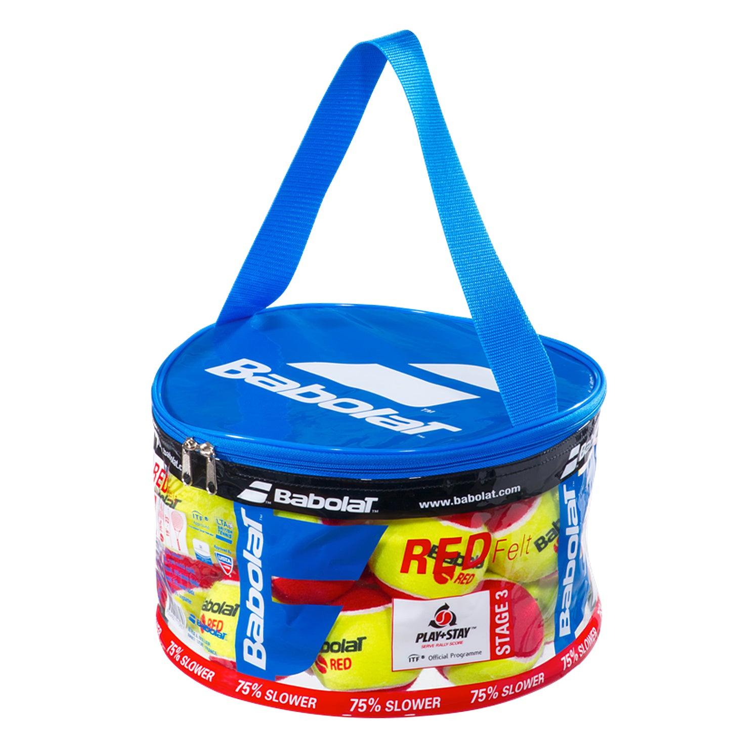 Babolat Felt (Stage 3 Red) Sac de 24 Babolat Felt (Stage 3 Red) Sac de 24