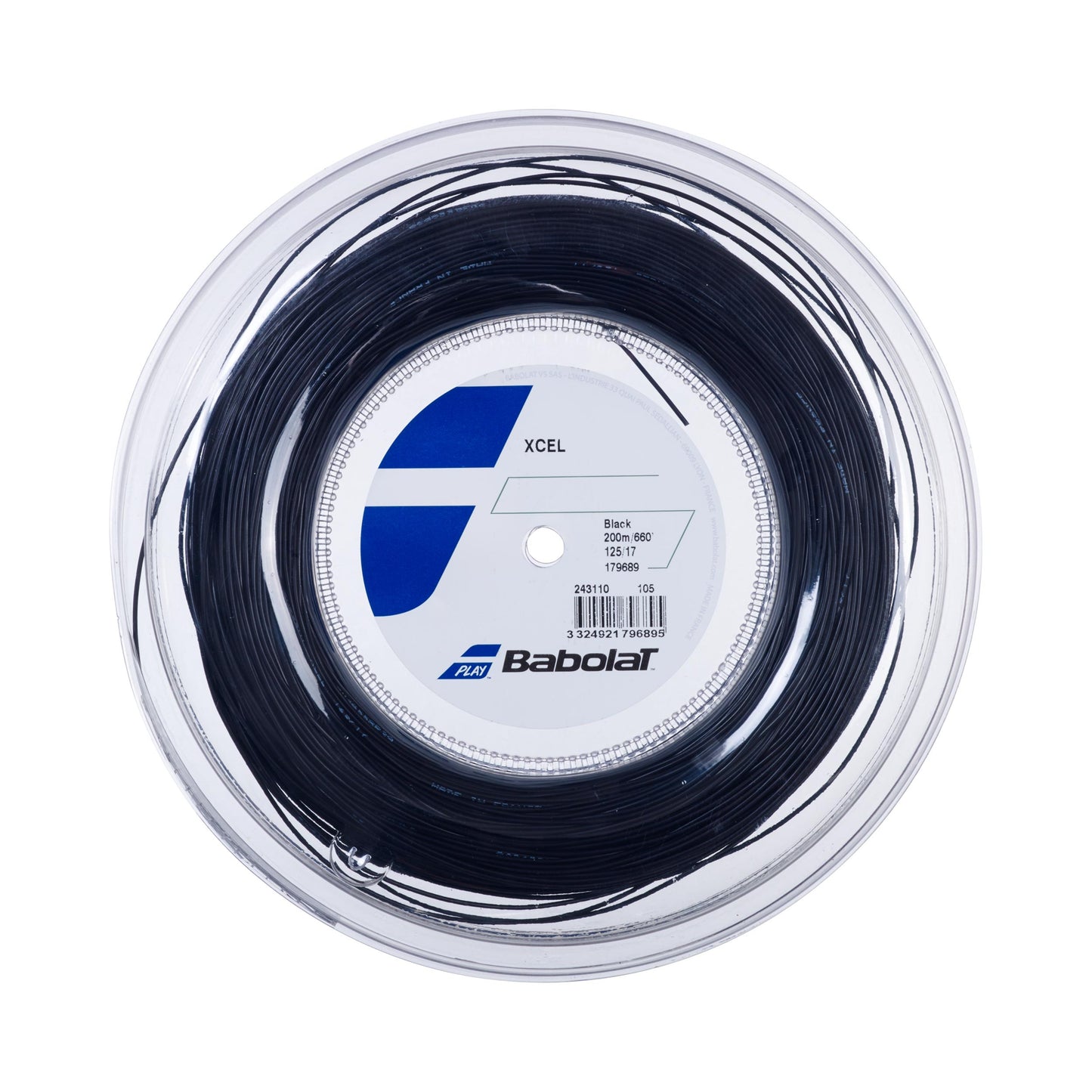 Babolat Xcel Bobine Cordage 200m-Noir Babolat Xcel Bobine Cordage 200m-Noir