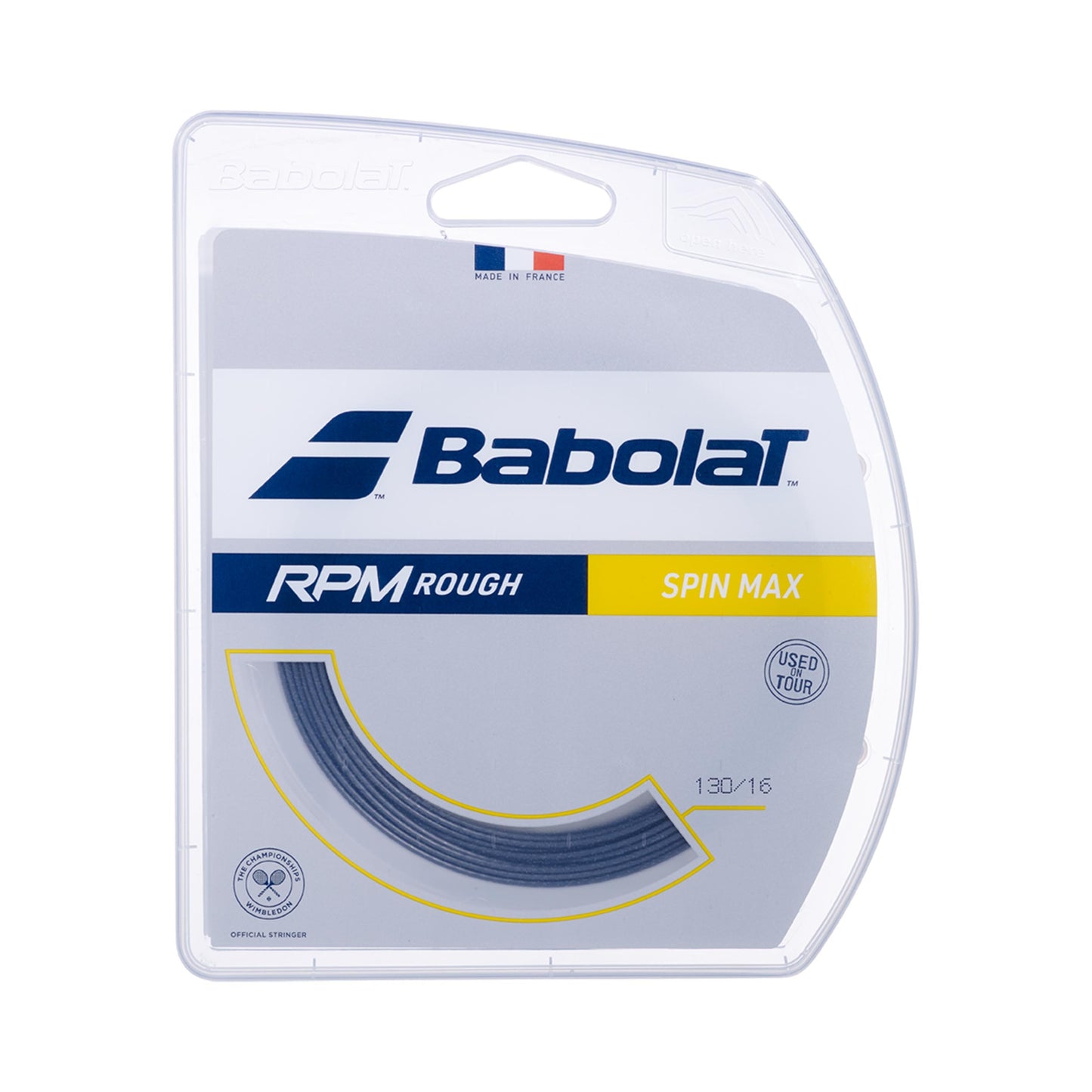 Babolat RPM Rough Cordage En Garniture 12m-Gris Babolat RPM Rough Cordage En Garniture 12m-Gris