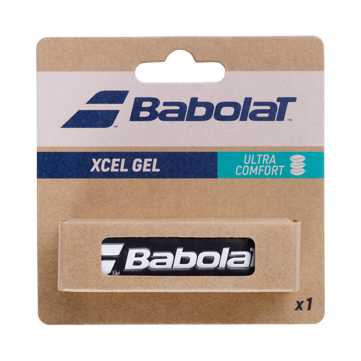 Babolat Xcel Gel Verpakking 1 Stuk-Zwart Babolat Xcel Gel Verpakking 1 Stuk-Zwart