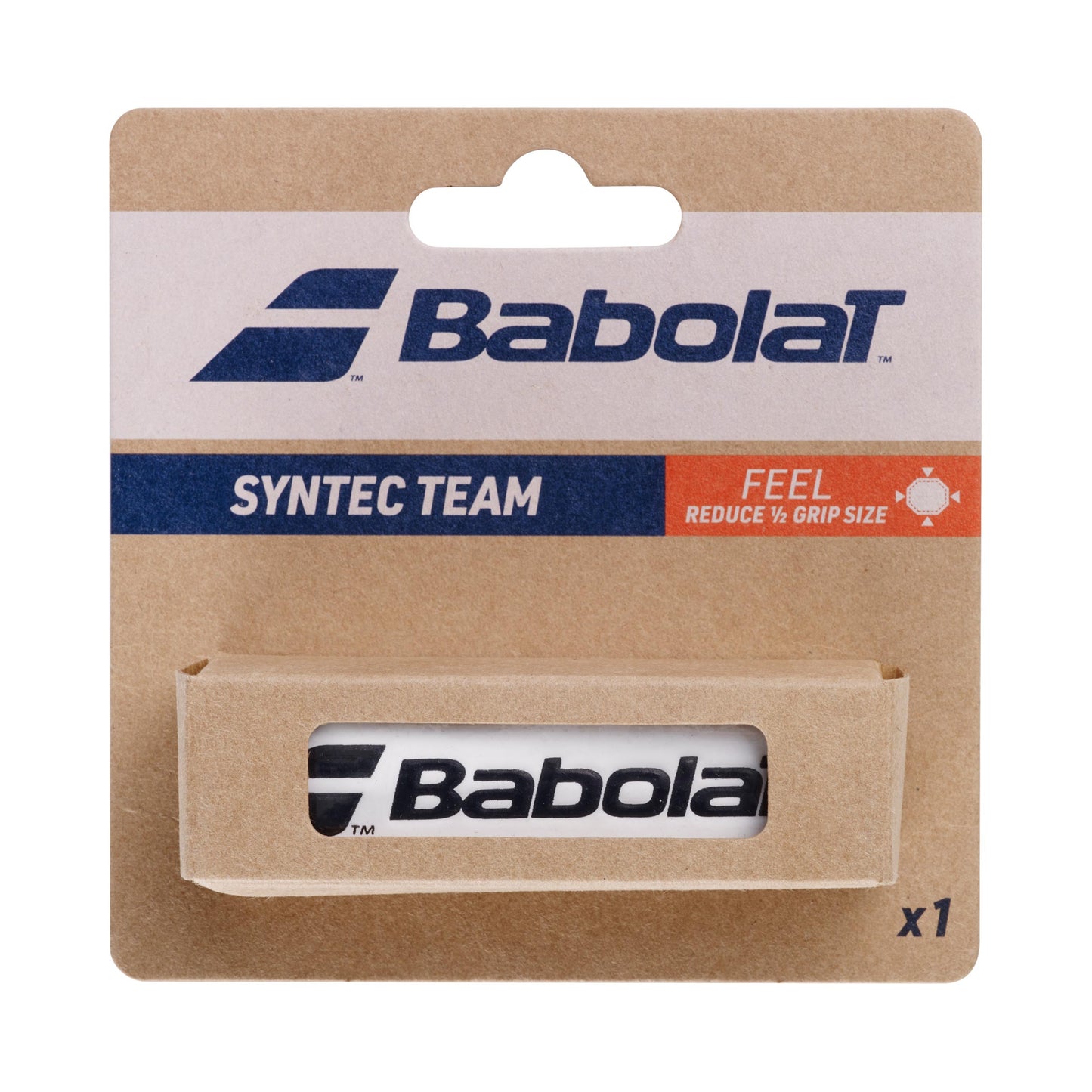 Babolat Team Syntec Team Verpakking 1 Stuk-Wit Babolat Team Syntec Team Verpakking 1 Stuk-Wit