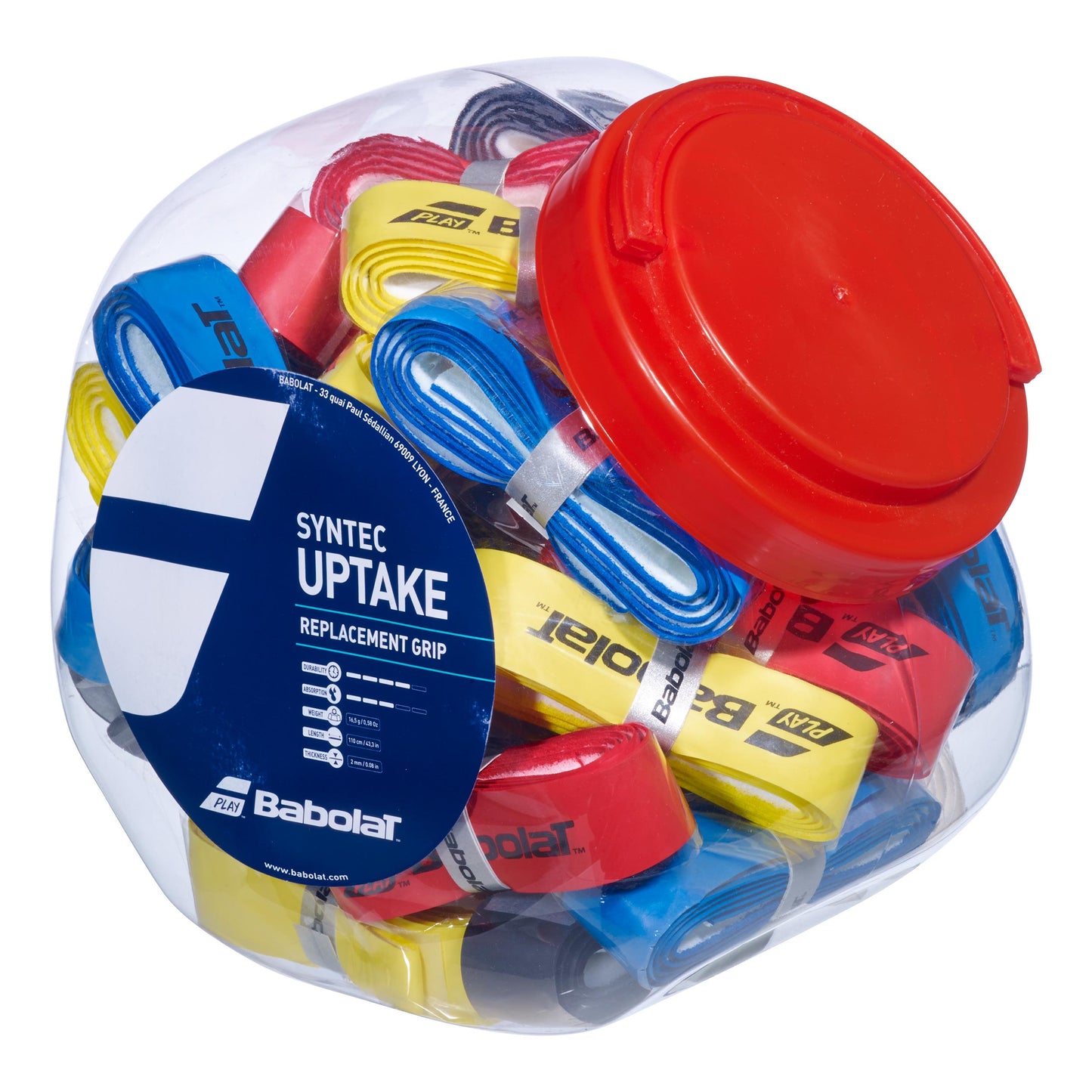 Babolat Syntec Uptake Pack De 30-Multicouleur Babolat Syntec Uptake Pack De 30-Multicouleur