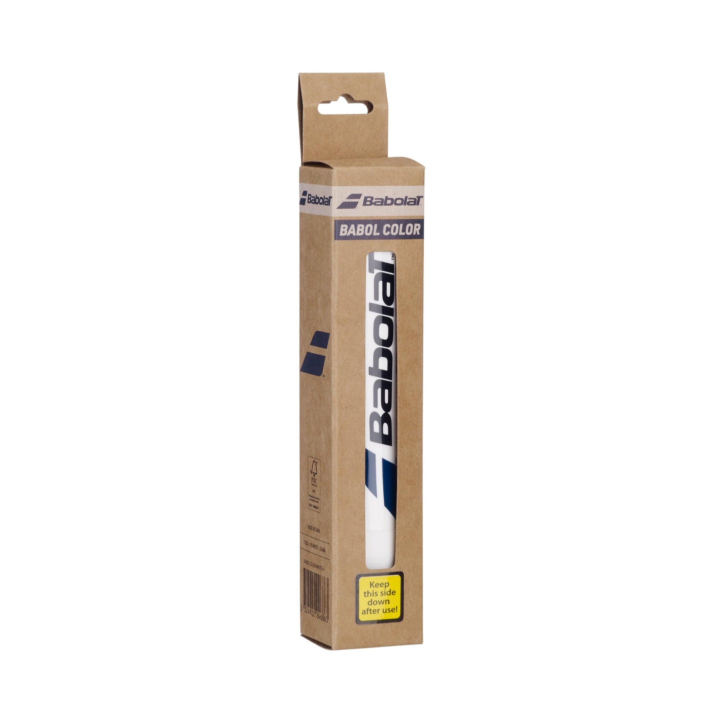 Babolat Color Logo-stift - wit Babolat Color Logo-stift - wit