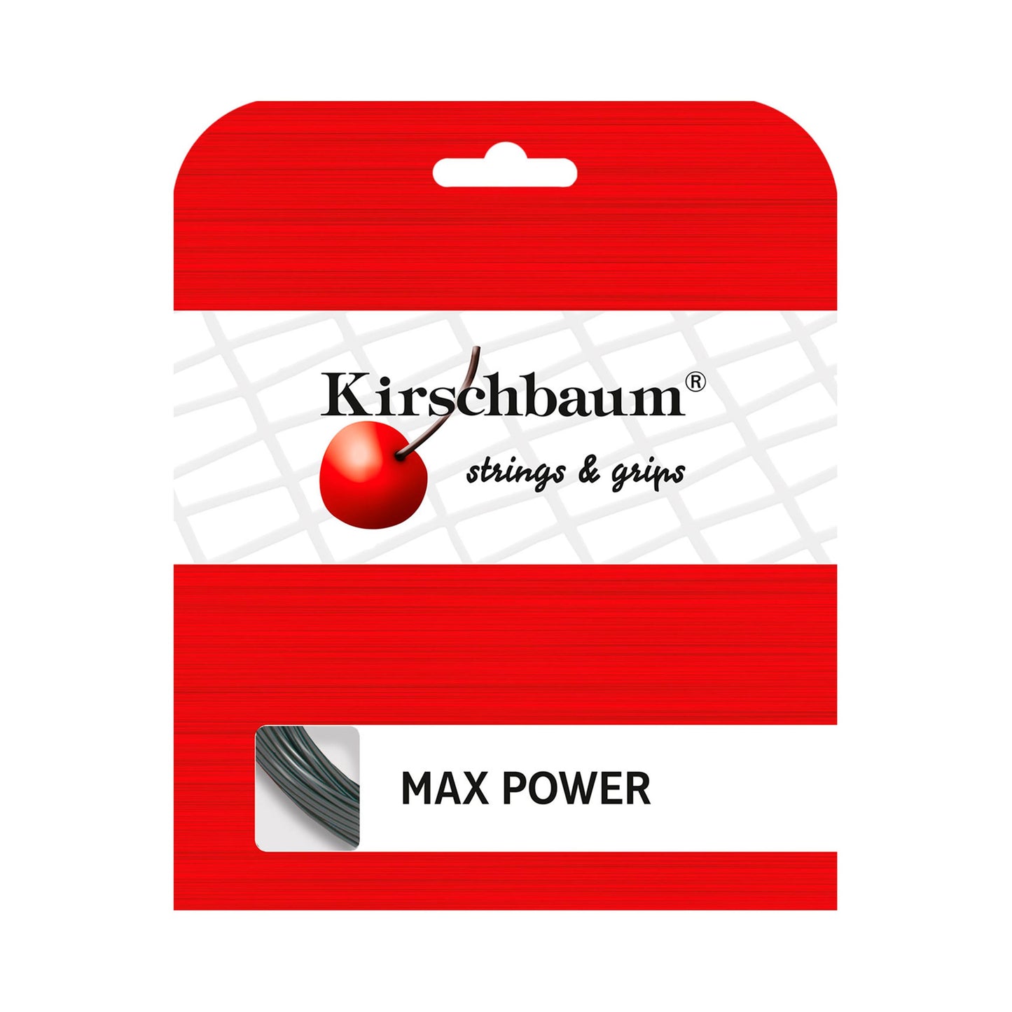 Kirschbaum Max Power Cordage En Garniture 12m-Anthracite Kirschbaum Max Power Cordage En Garniture 12m-Anthracite