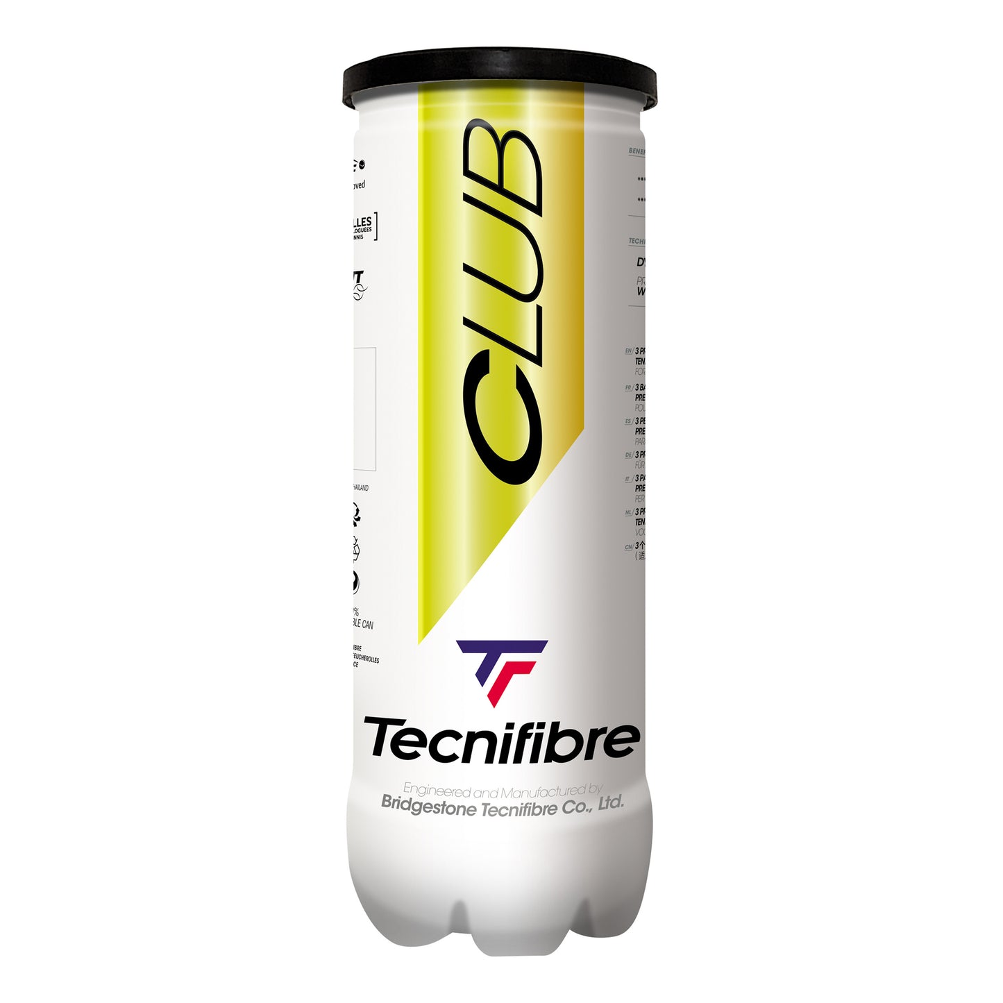 Tecnifibre Club 3er Tube De 3 Tecnifibre Club 3er Tube De 3
