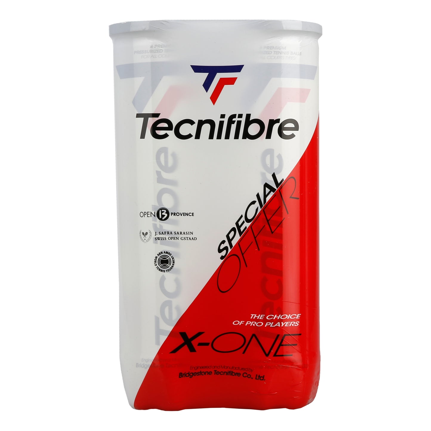 Tecnifibre X-One 2x Verpakking 4 Stuks Tecnifibre X-One 2x Verpakking 4 Stuks