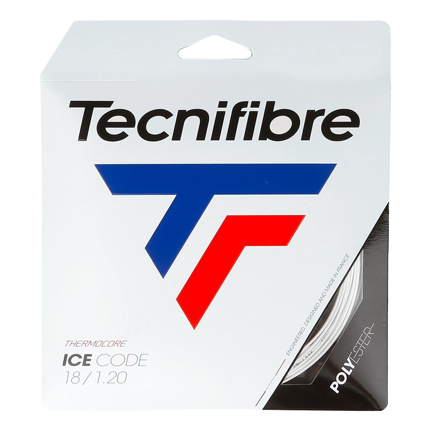 Tecnifibre Ice Code Cordage En Garniture 12m-Blanc Tecnifibre Ice Code Cordage En Garniture 12m-Blanc