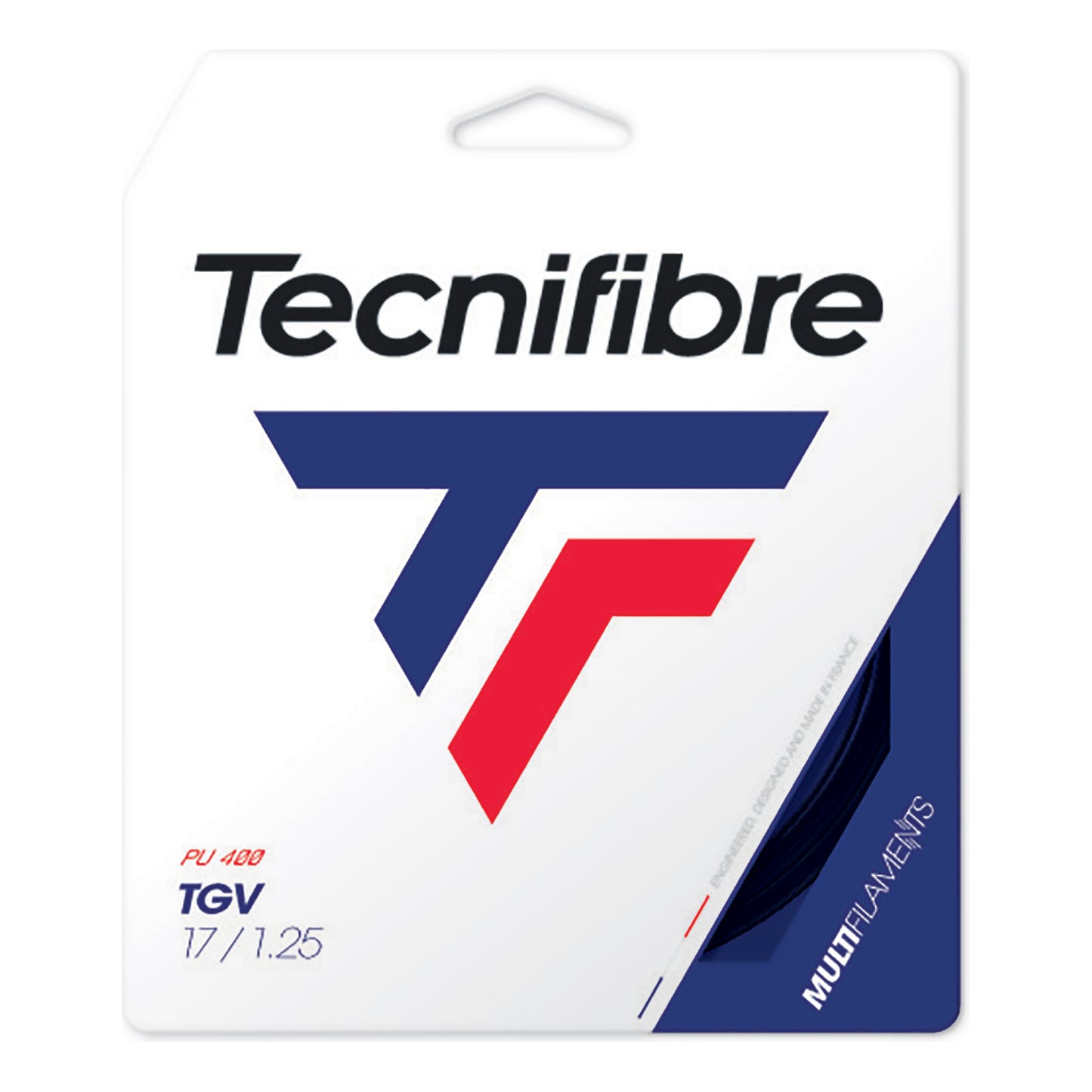 Tecnifibre TGV 12m Cordage En Garniture-Noir Tecnifibre TGV 12m Cordage En Garniture-Noir