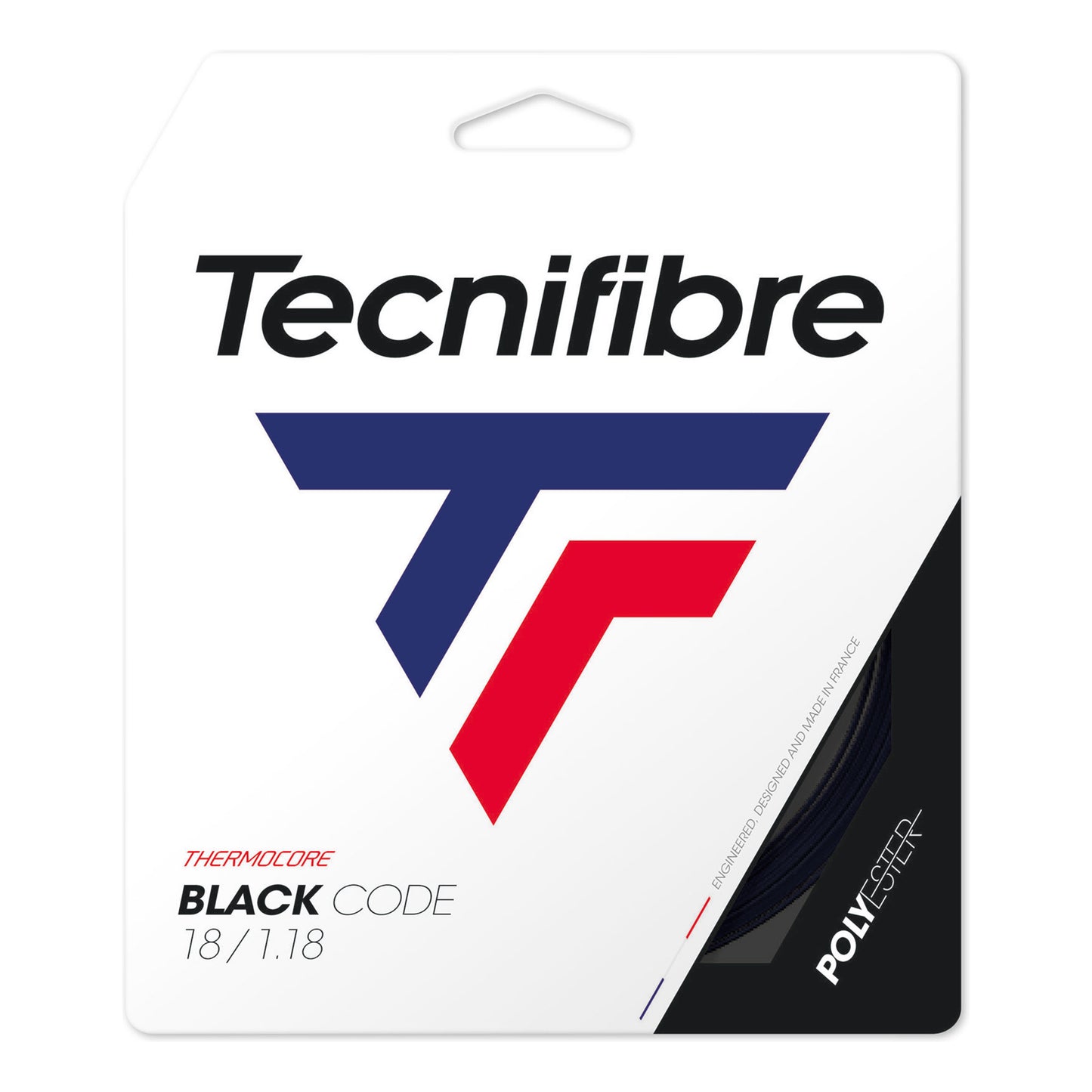 Tecnifibre Black Code 12m Cordage En Garniture-Noir Tecnifibre Black Code 12m Cordage En Garniture-Noir