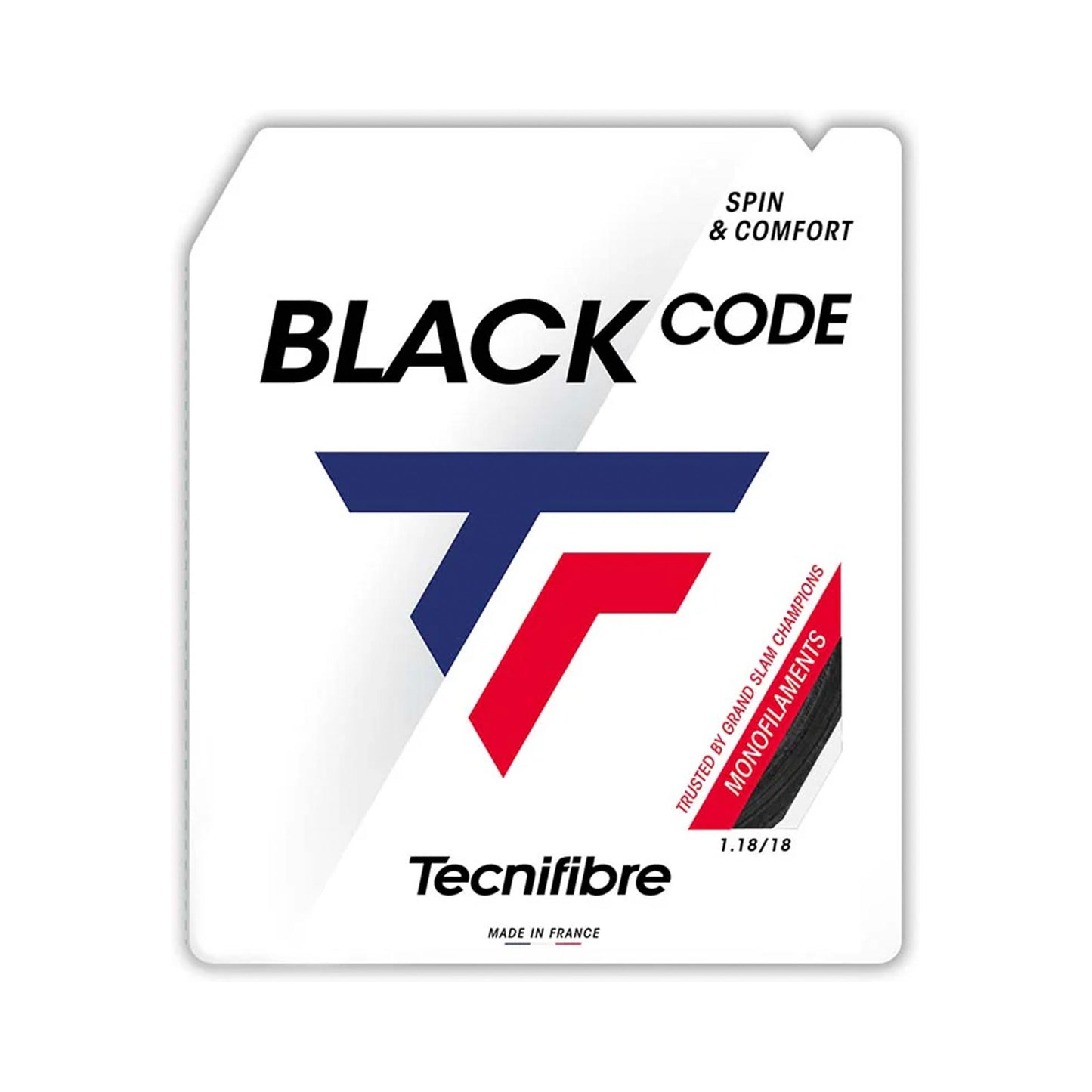 Tecnifibre Black Code 12m Cordage En Garniture-Noir Tecnifibre Black Code 12m Cordage En Garniture-Noir