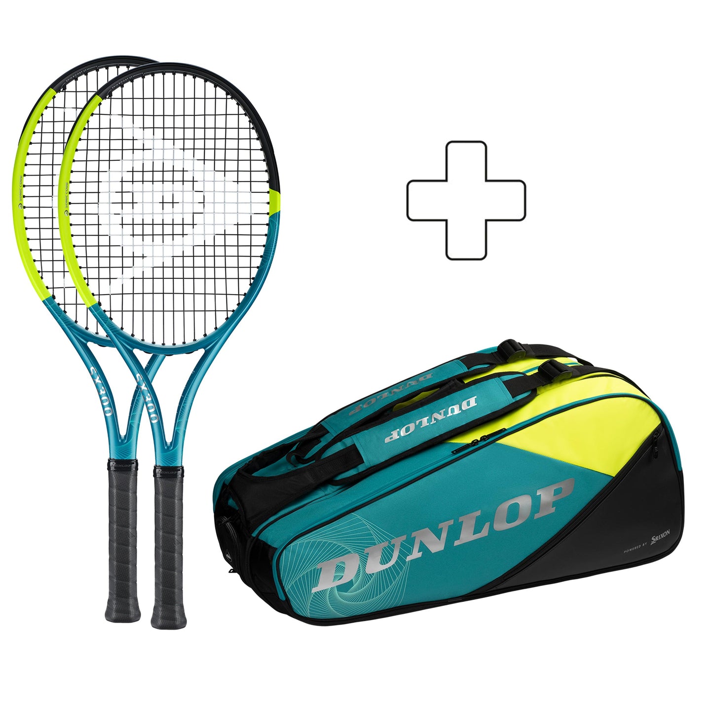 Dunlop 2x SX 300 + sac de tennis Dunlop 2x SX 300 + sac de tennis