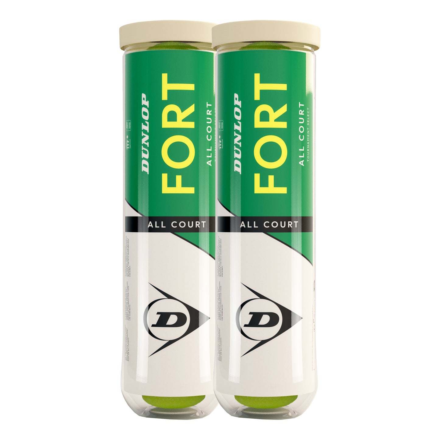 Dunlop Fort All Court 2x Verpakking 4 Stuks Dunlop Fort All Court 2x Verpakking 4 Stuks