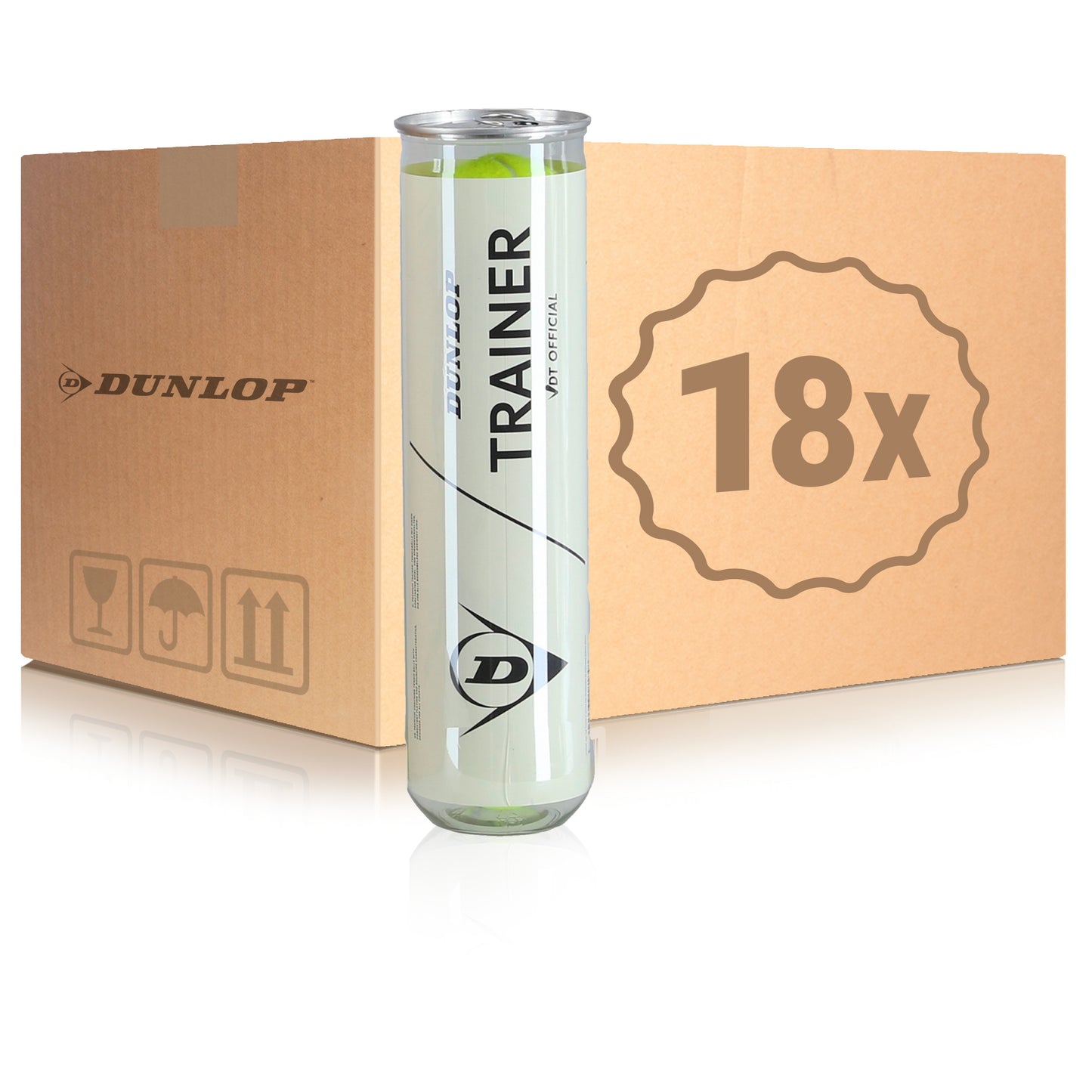 Dunlop 18x verpakking 4 stuks Dunlop Trainer VDT Dunlop 18x verpakking 4 stuks Dunlop Trainer VDT