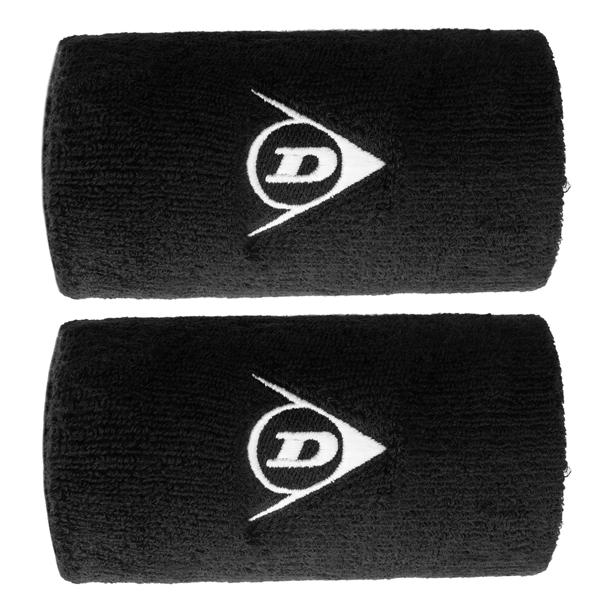 Dunlop Lang Zweetband Verpakking 2 stuks Unisex - zwart, Dunlop Lang Zweetband Verpakking 2 stuks Unisex - zwart,