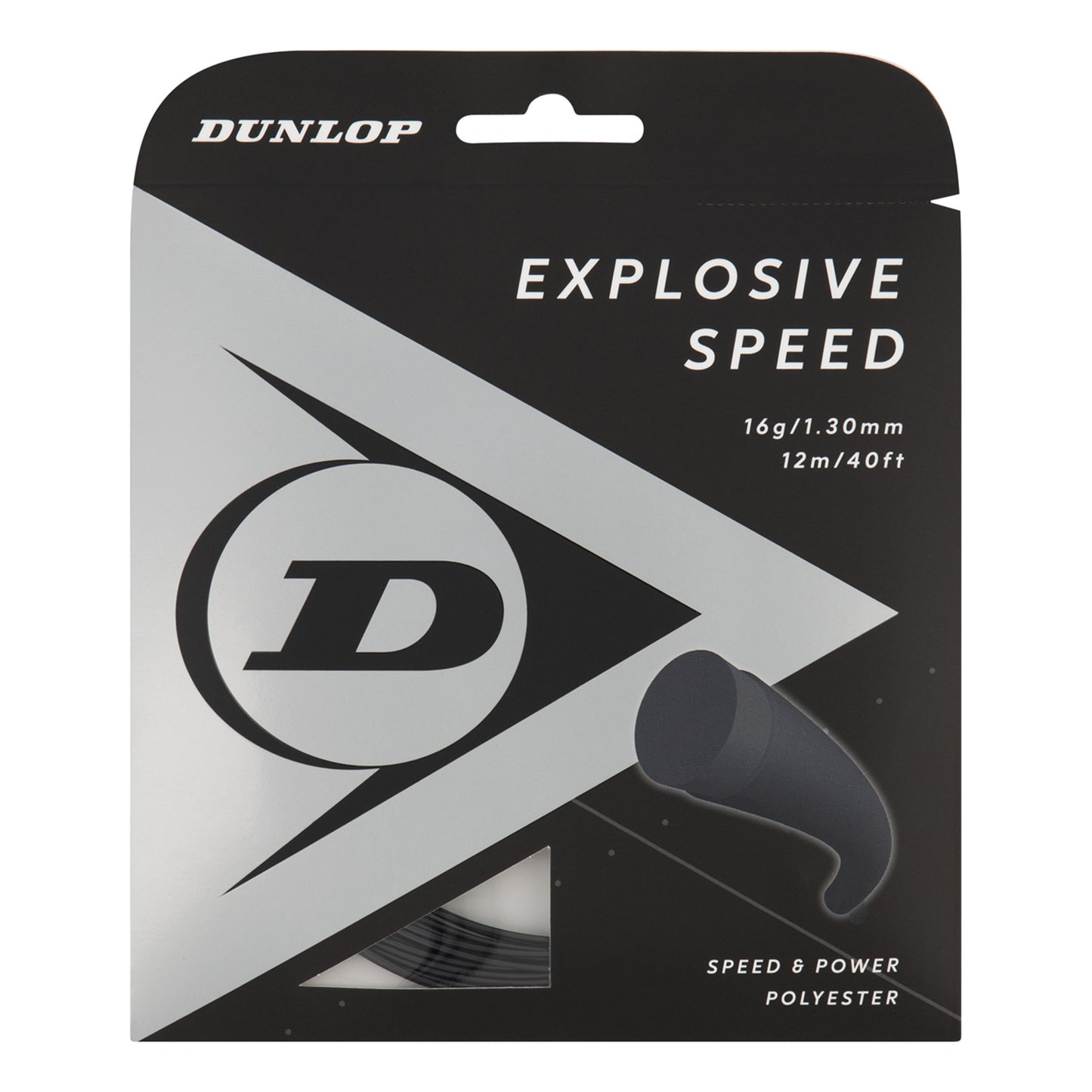 Dunlop Explosive Speed Set Snaren 12m-Zwart Dunlop Explosive Speed Set Snaren 12m-Zwart