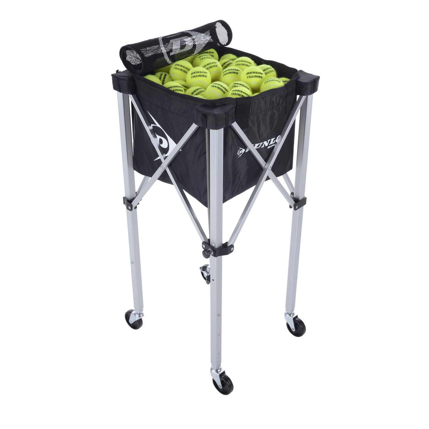 Dunlop Teaching Cart Ballenwagen-Zwart,Zilver Dunlop Teaching Cart Ballenwagen-Zwart,Zilver