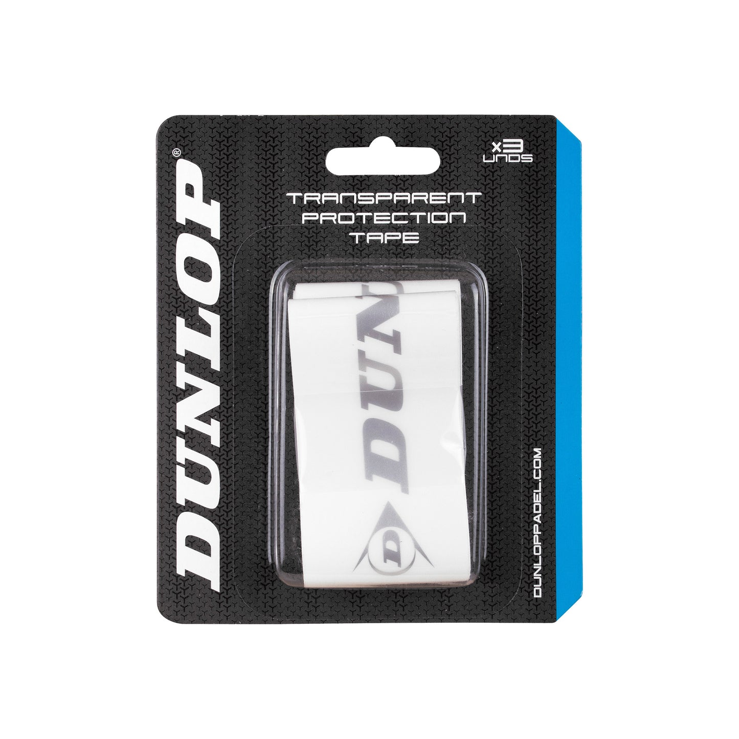 Dunlop Padel Transparent Pro Tape Framebeschermingslint-Transparant Dunlop Padel Transparent Pro Tape Framebeschermingslint-Transparant
